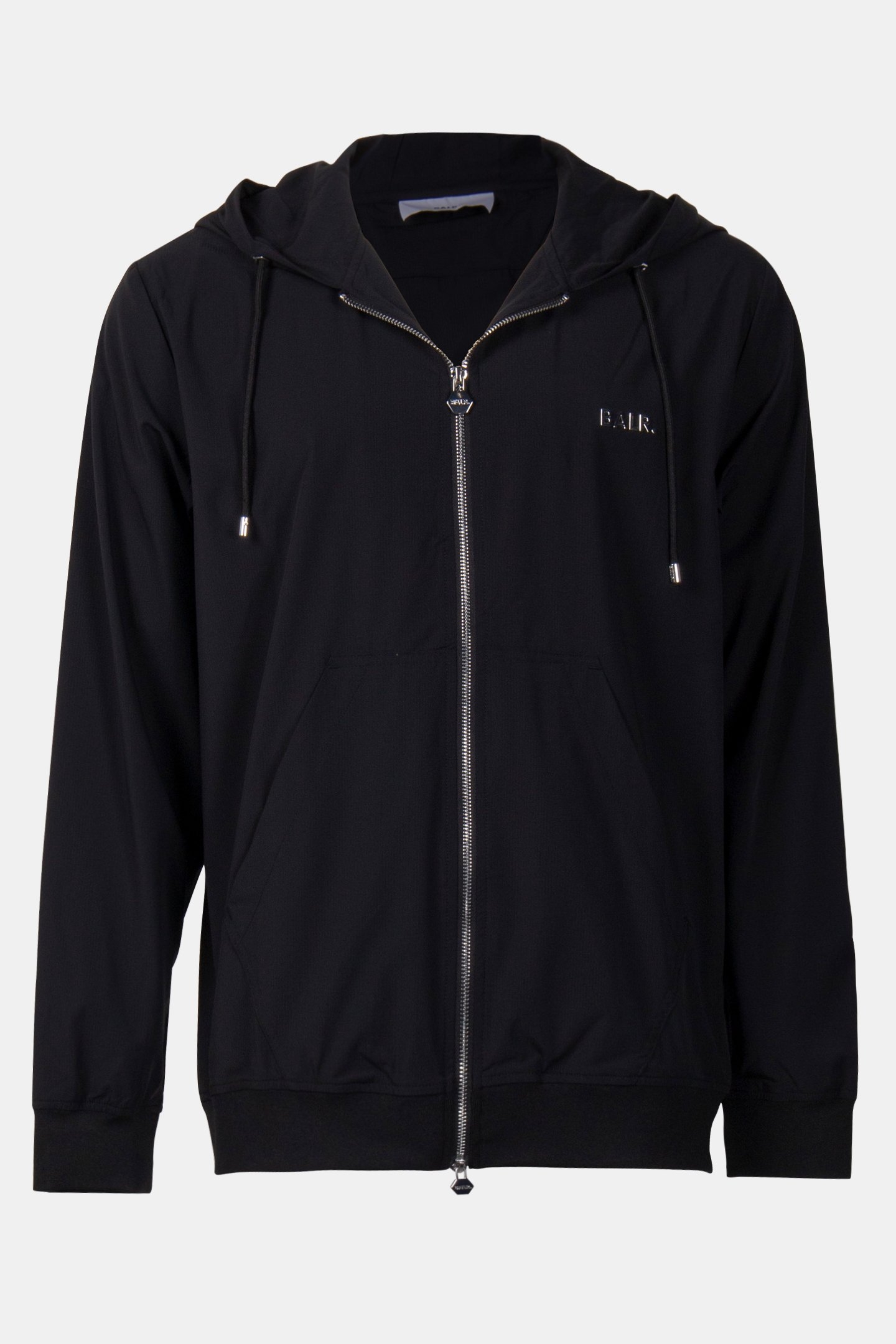 JP Q-SERIES REGULAR FIT ZIP THROUGH HOODIE JET BLACK 3