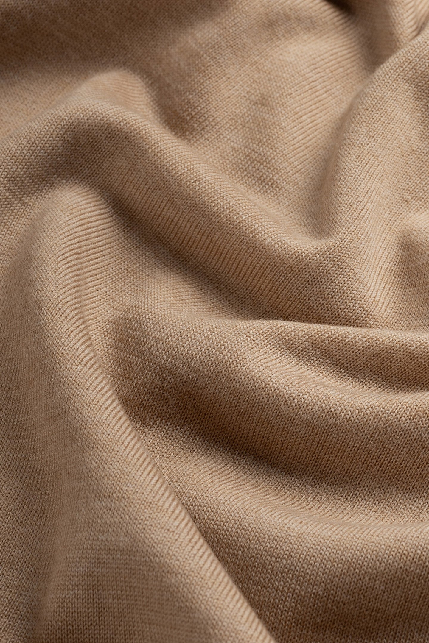 ZIP UP 100% MERINO SAHARA SAND 7
