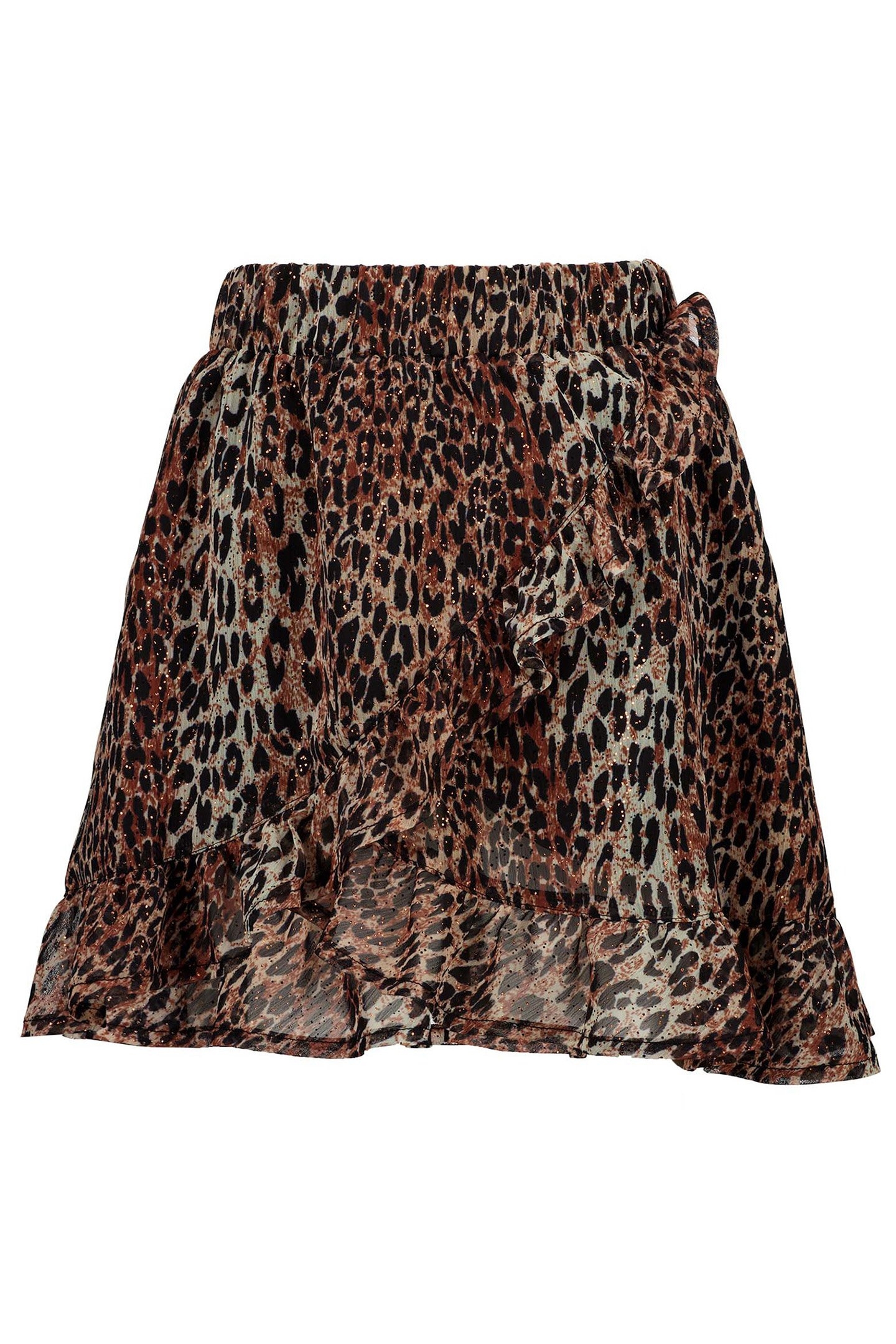 GIRL'S QUINDY MIDI SKIRT MULTICOLOR BROWN 1