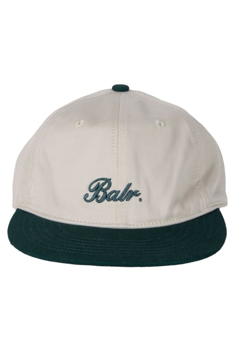 UNISEX IDENTITY BASEBALL CAP LIGHT BEIGE/BOTANICAL GREEN 1