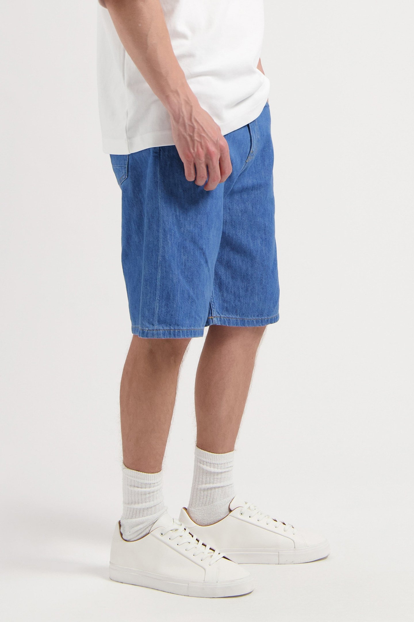 JAMES DENIM SHORT - MEDIUM STONE MEDIUM STONE 7