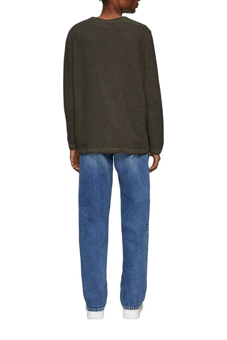 S.OLIVER-QS PULLOVER GREY/BLACK 3