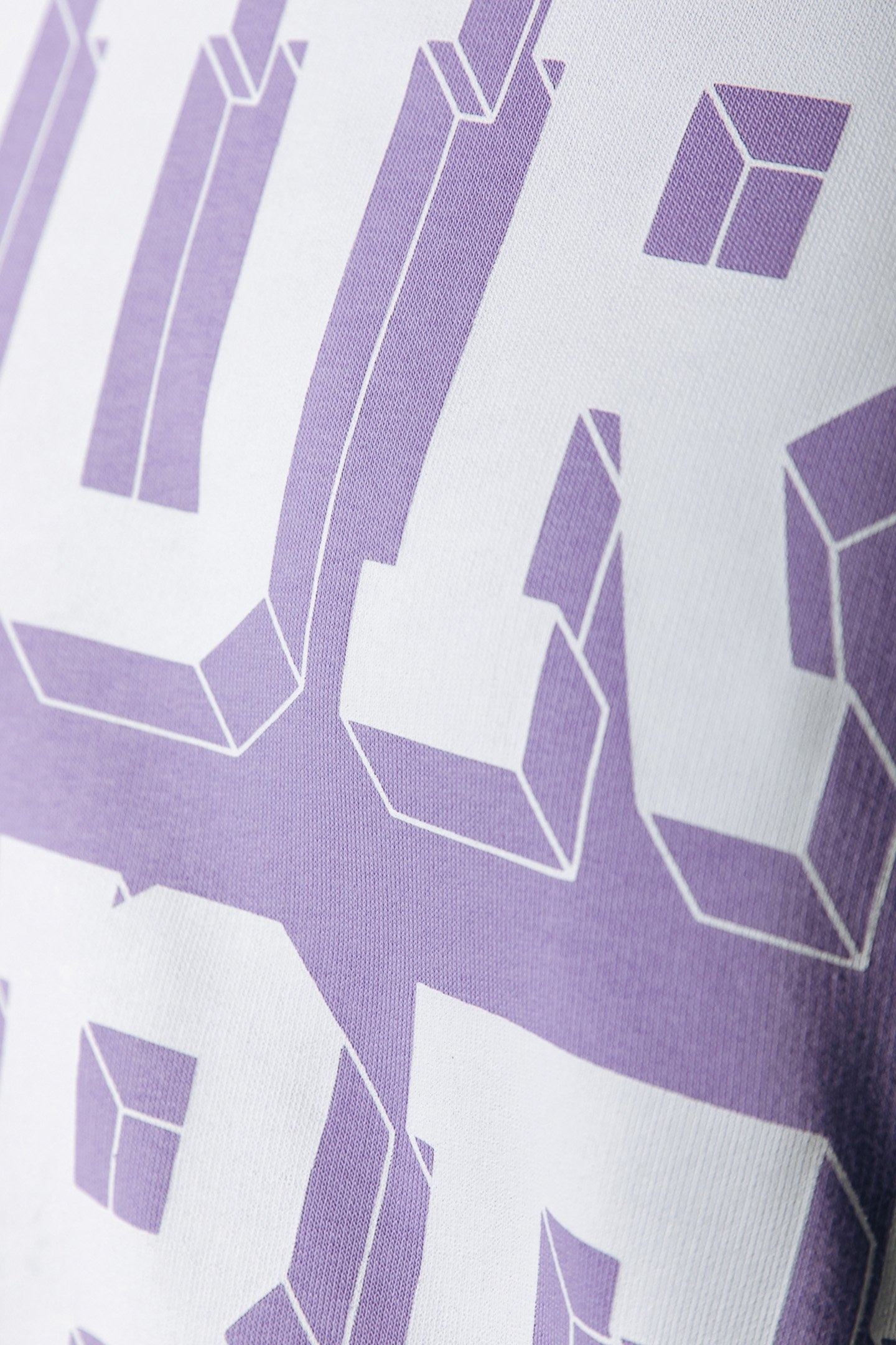 BRAND BLOCKS DROPPED SH SWEAT LIGHT LILAC 4