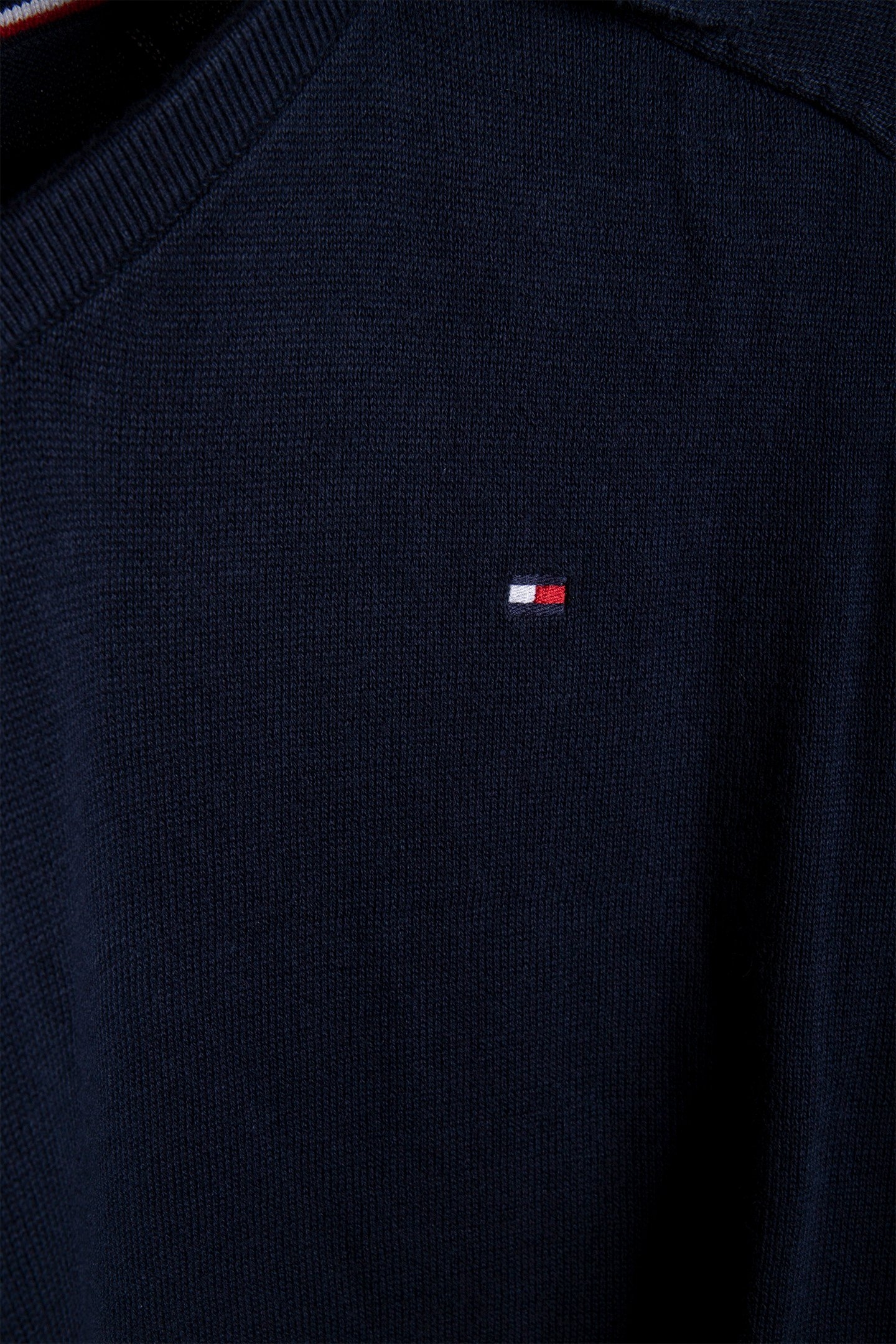 JERSEY STITCH POLO STD FIT NAVY 4