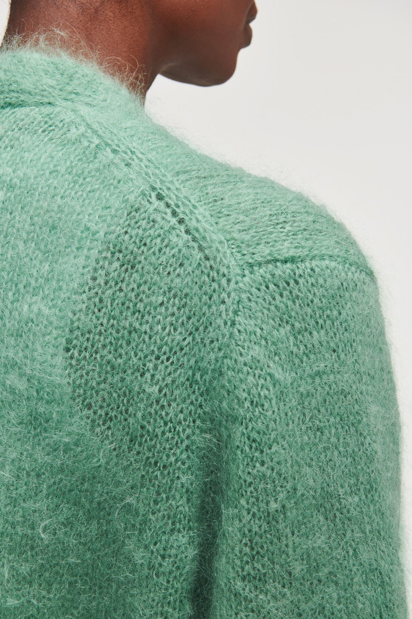 SOFT MOHAIR CARDIGAN JADE 6