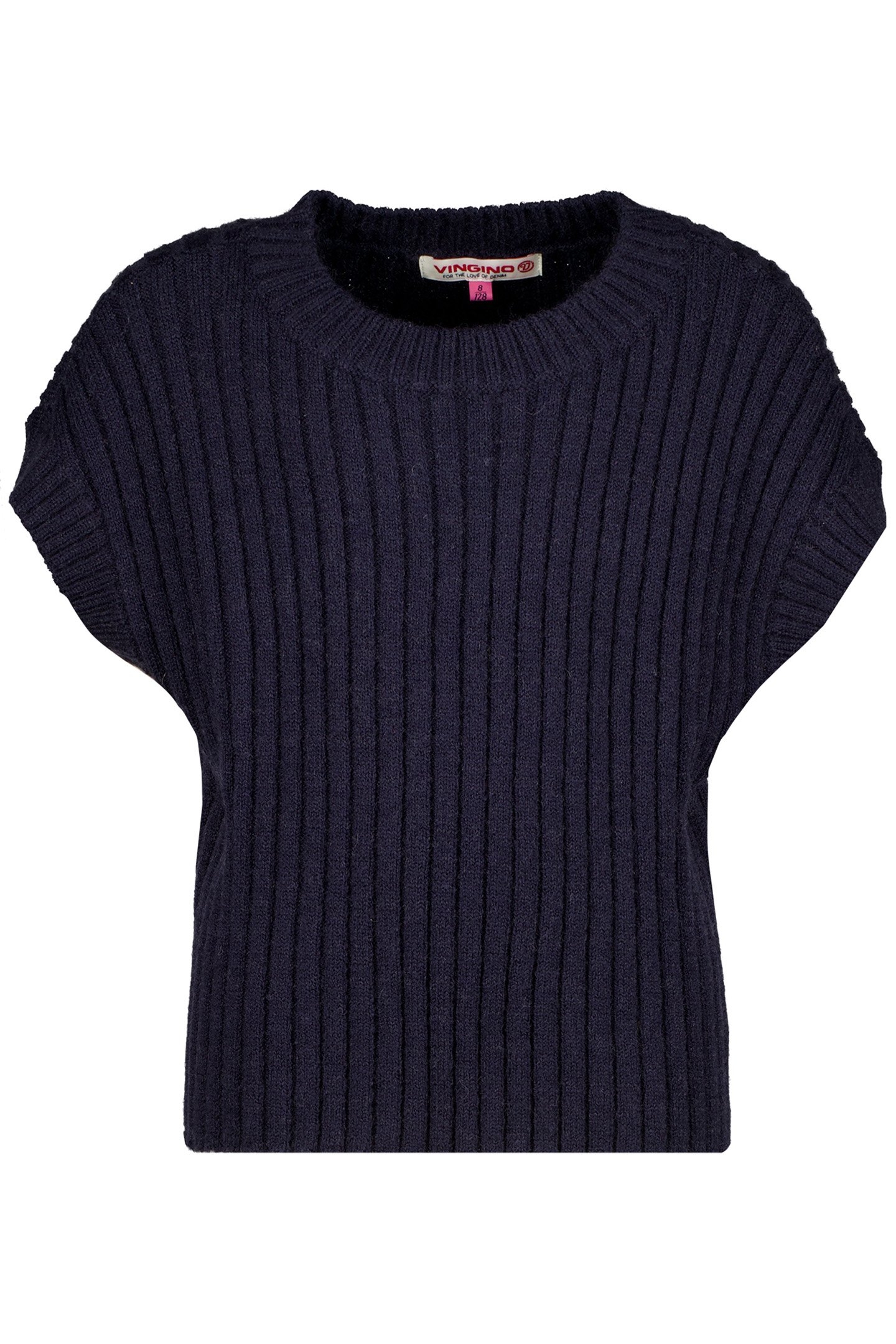 GIRL'S MARNA FLAT KNIT DARK BLUE 1