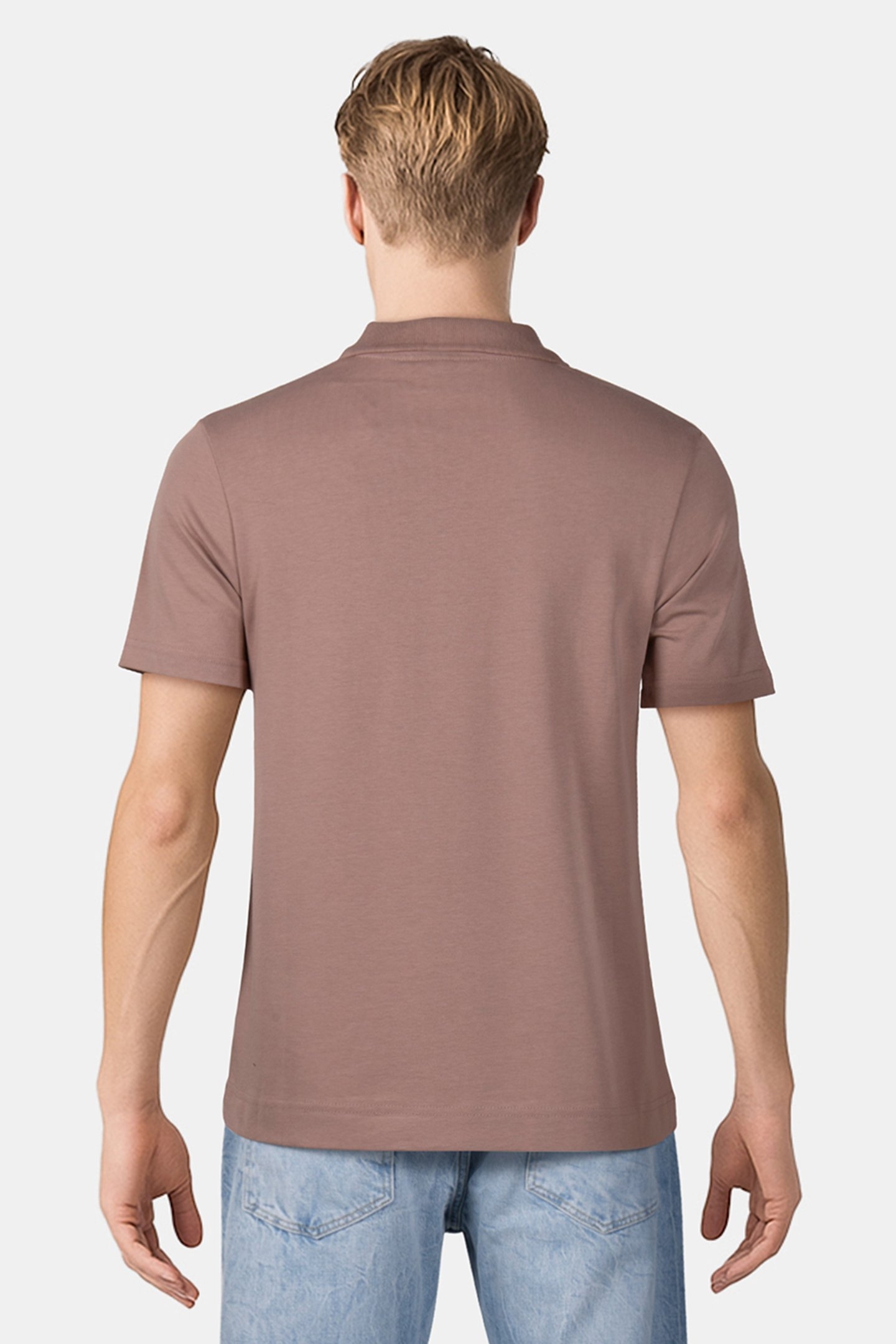 HEX LOGO POLO WARM TAUPE 2