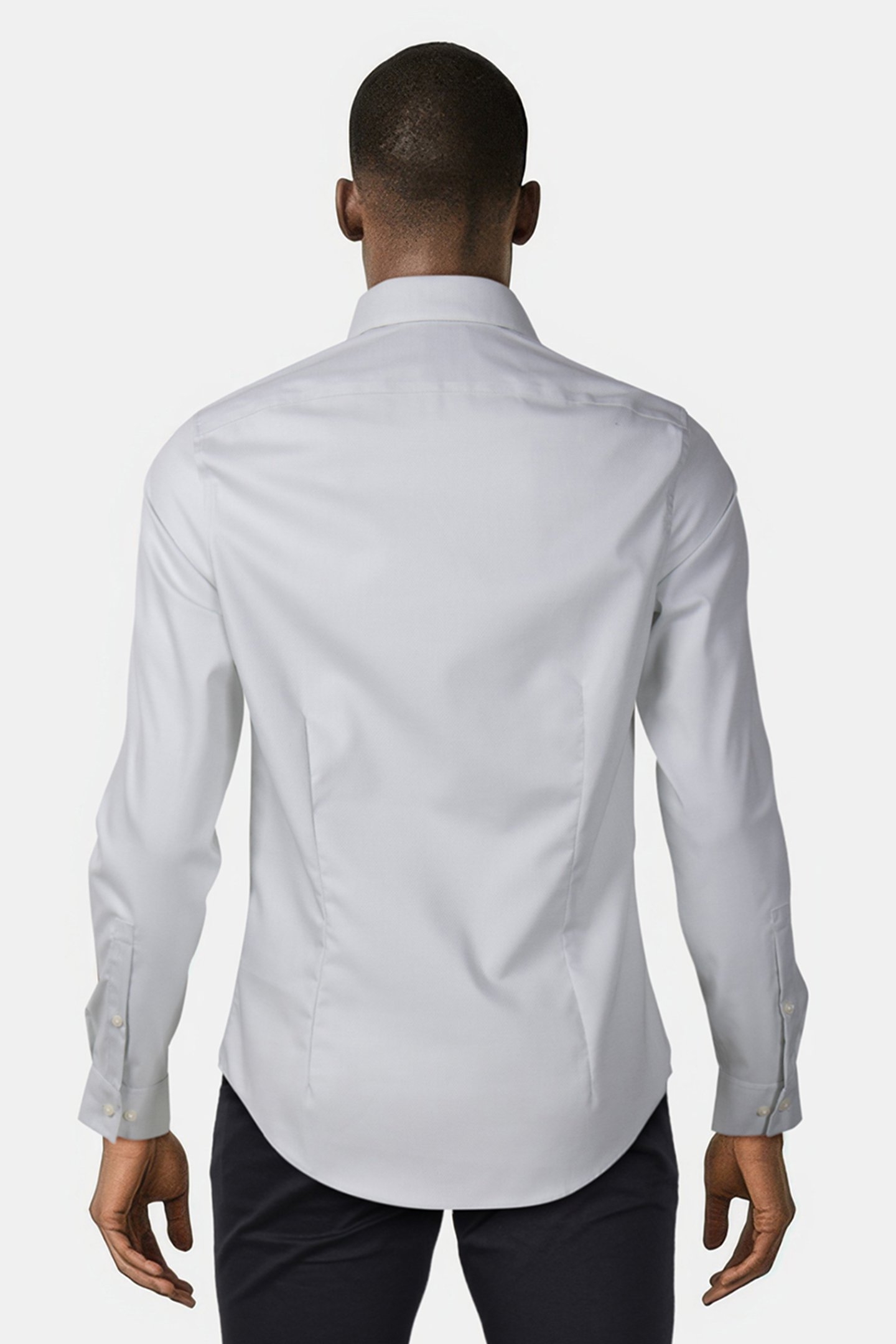 SLIM STR COLLAR SHIRT SAGE 2