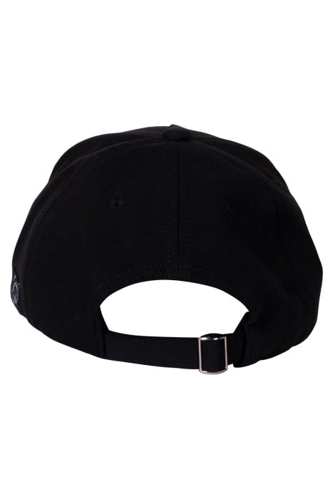UNISEX BRAND COTTON CAP JET BLACK 2