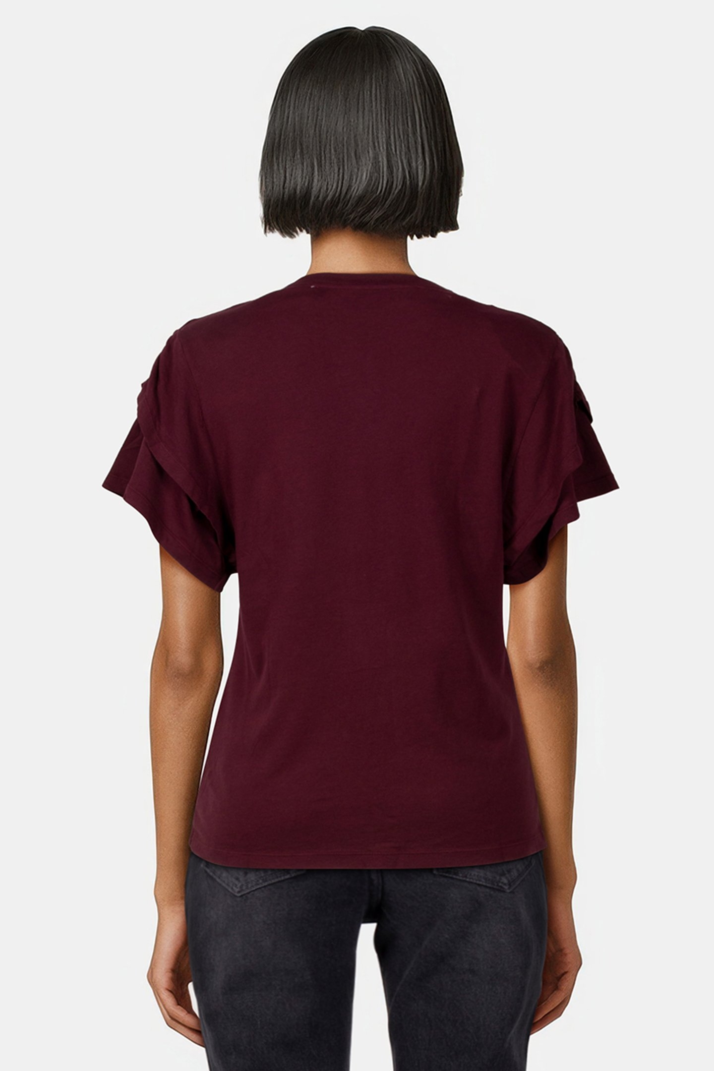 FREDINE T-SHIRT BERRY/BORDEAUX 2