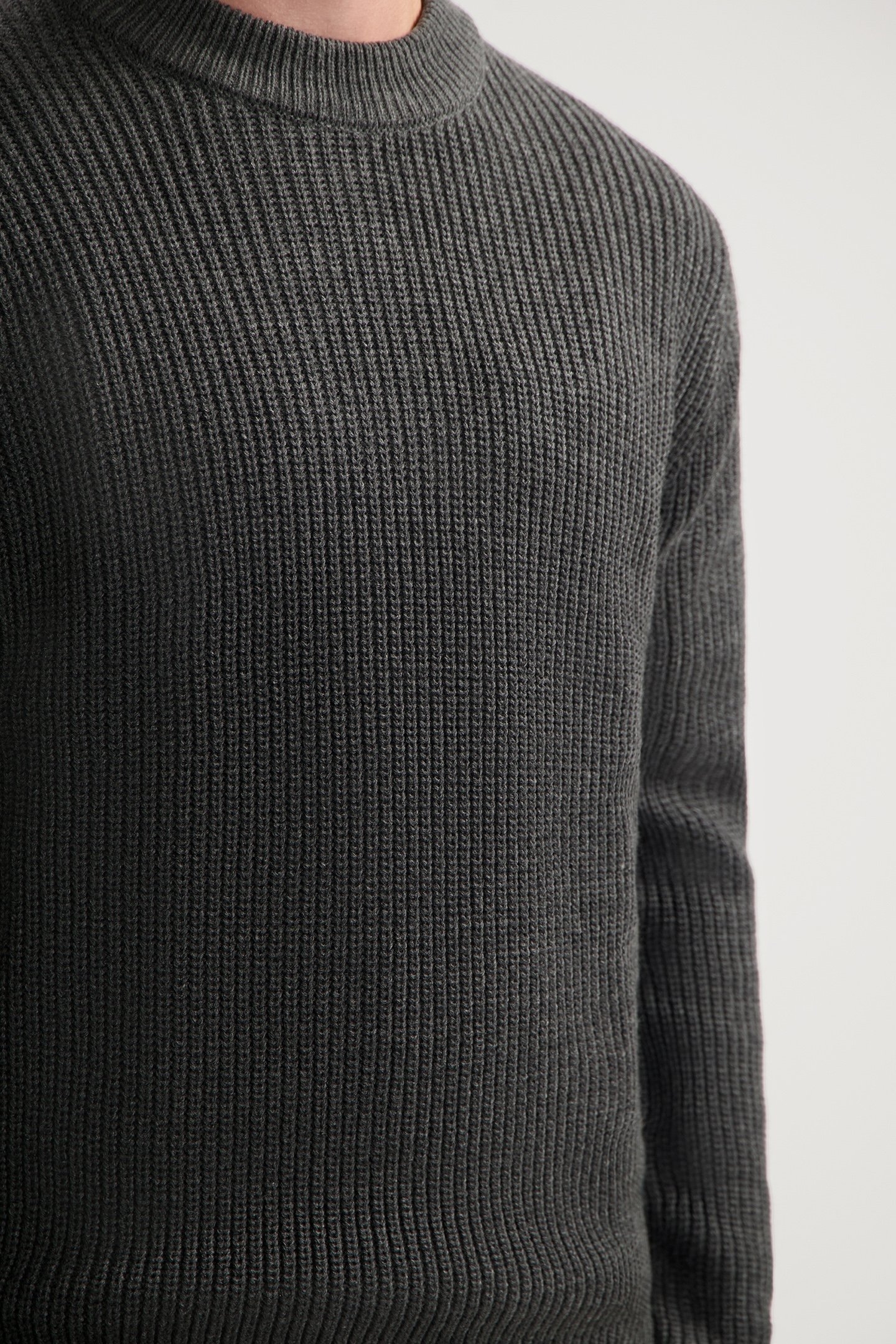 DS_CREW RIBKNIT ANTHRA MELANGE 5