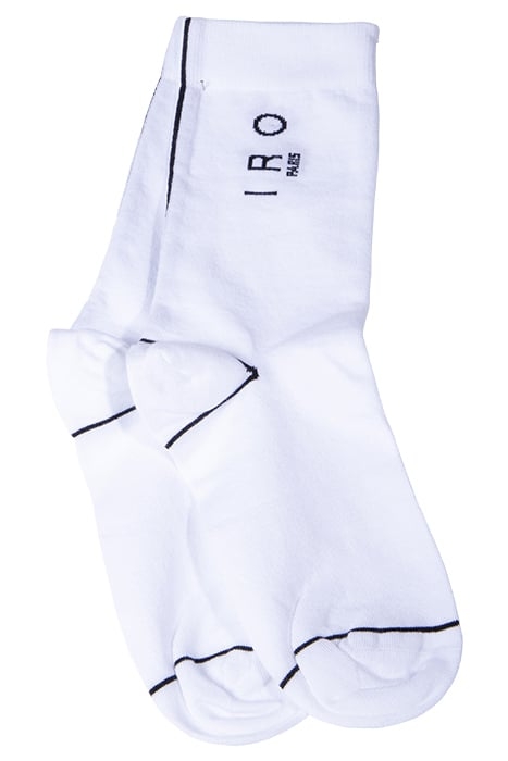 GALIA SOCKS WHITE/BLACK 1