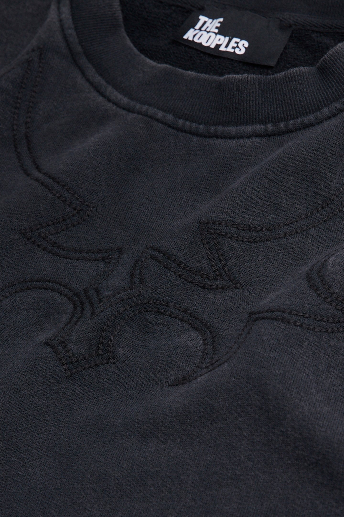 SWEAT WESTERN BLACK WASHED 2