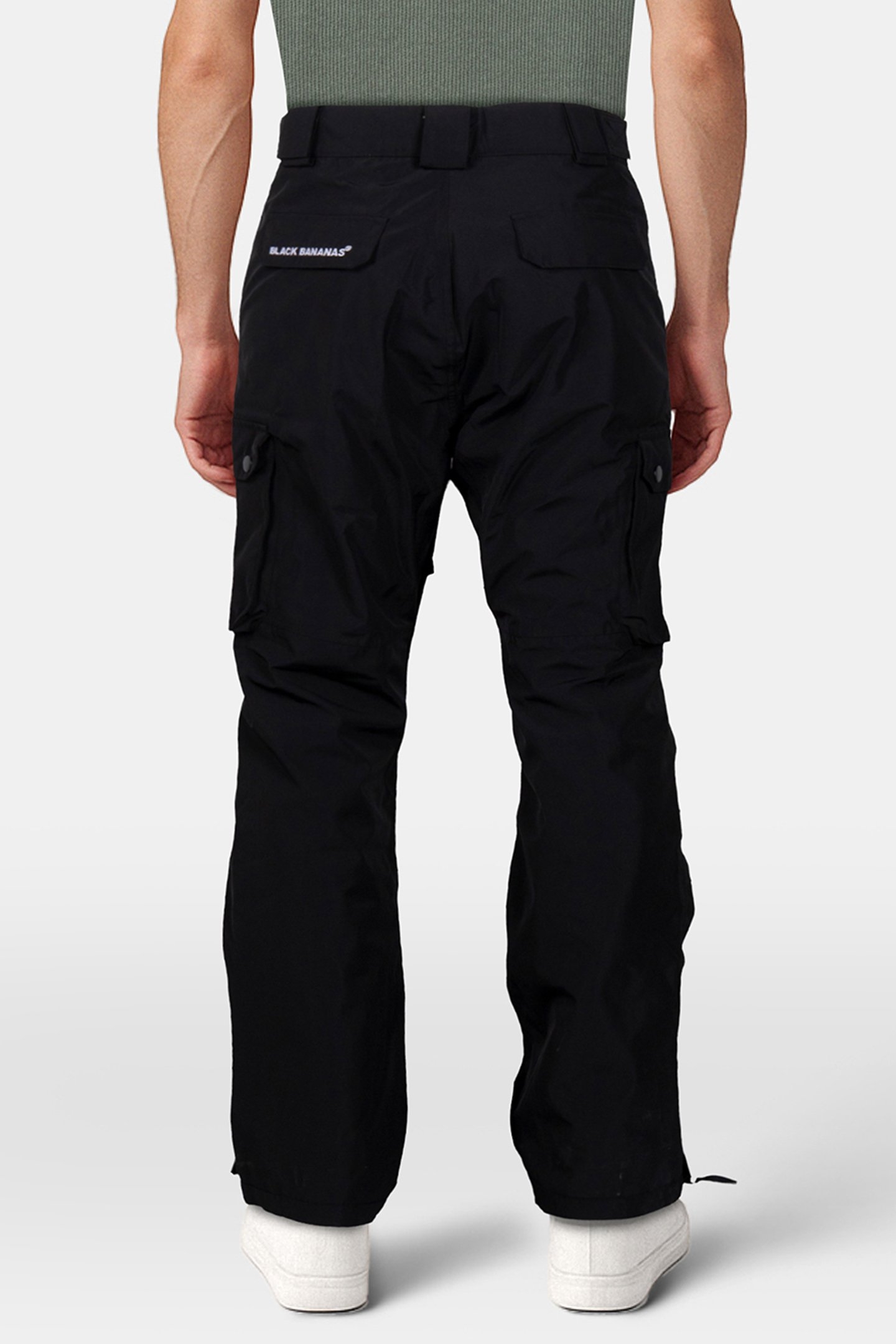 EVEREST SNOWBOARD PANTS BLACK/WHITE 2