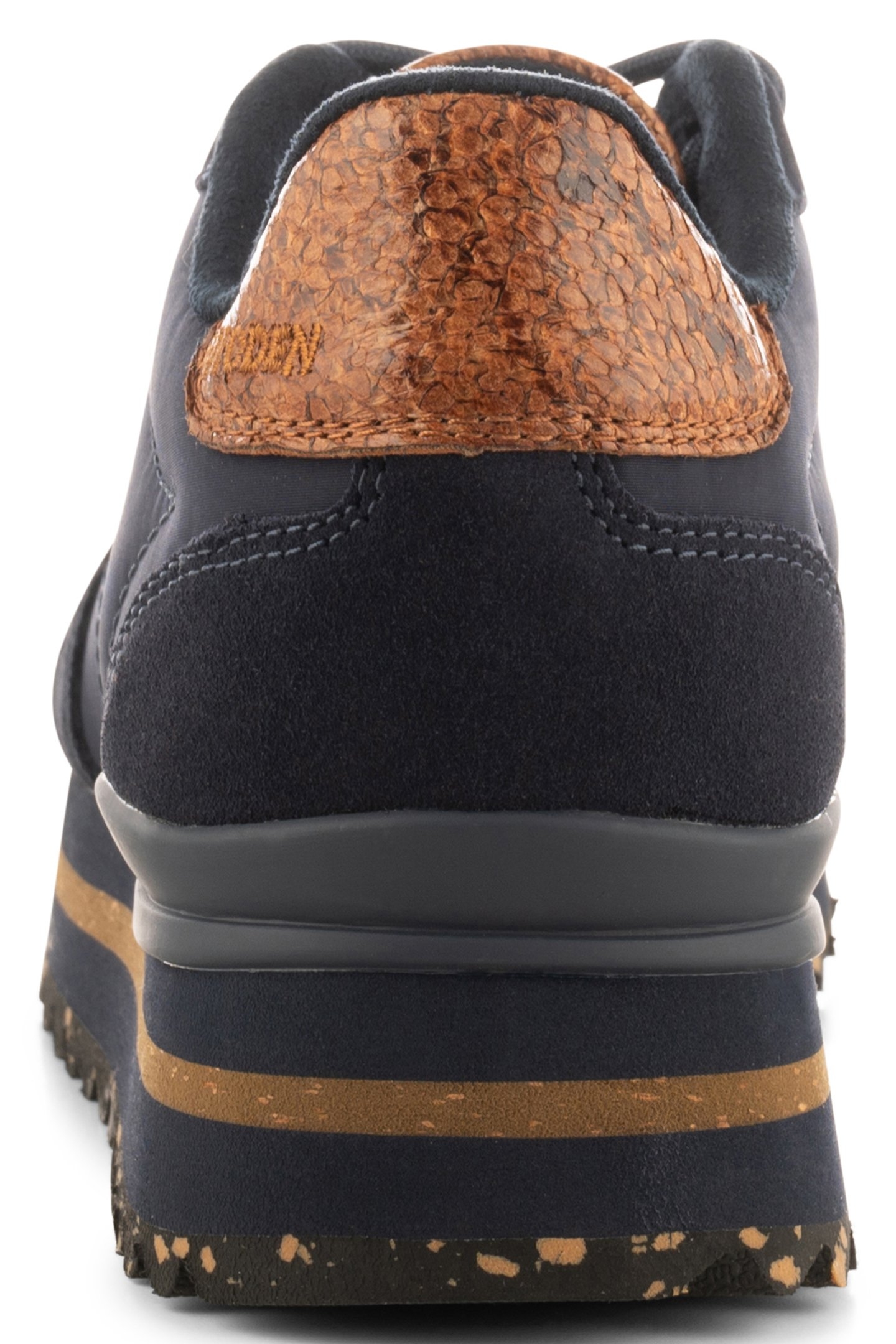 NORA III LEATHER PLATEAU DARK NAVY 3