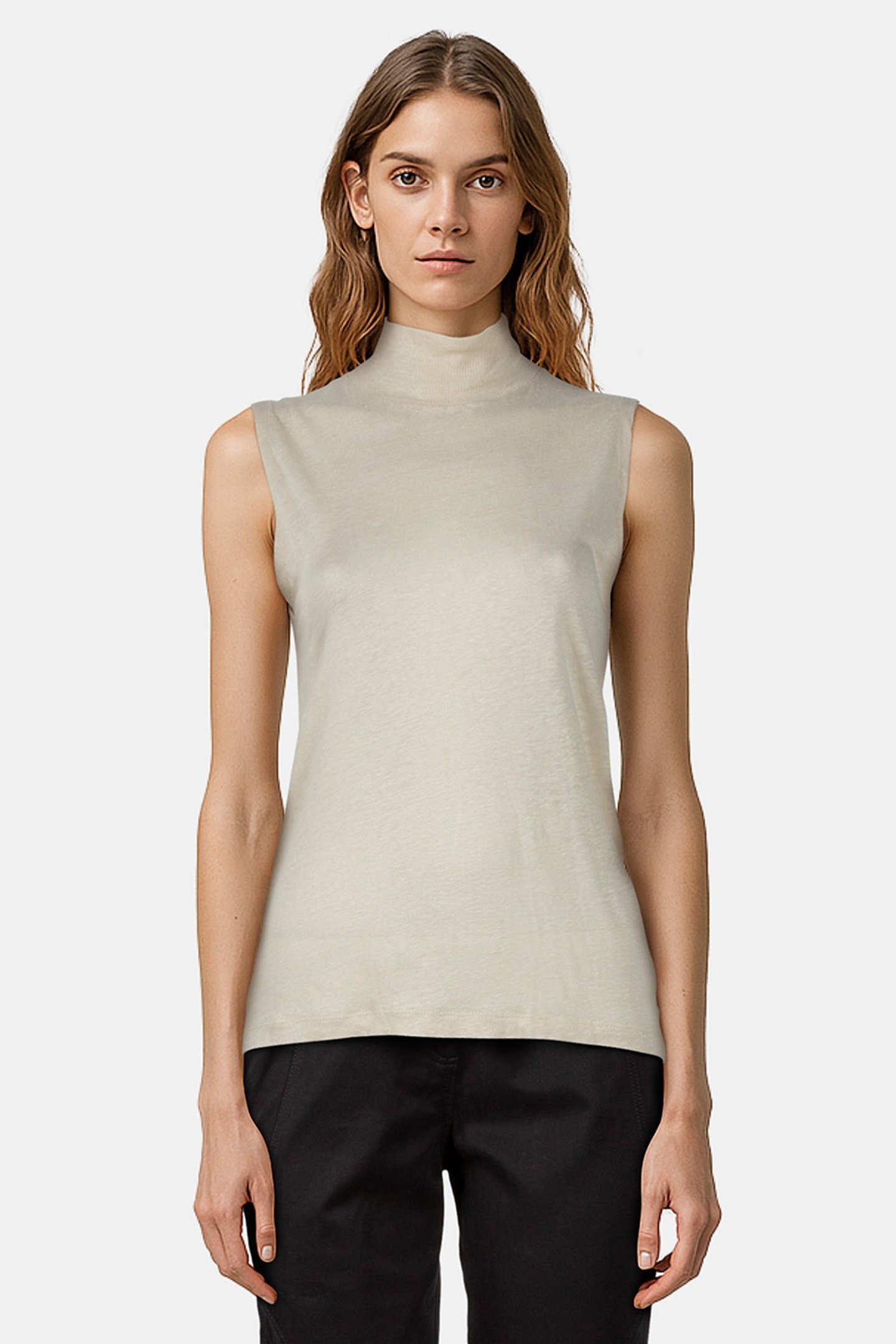 GALET TANK TOP WHITE/PEARL GREY 1