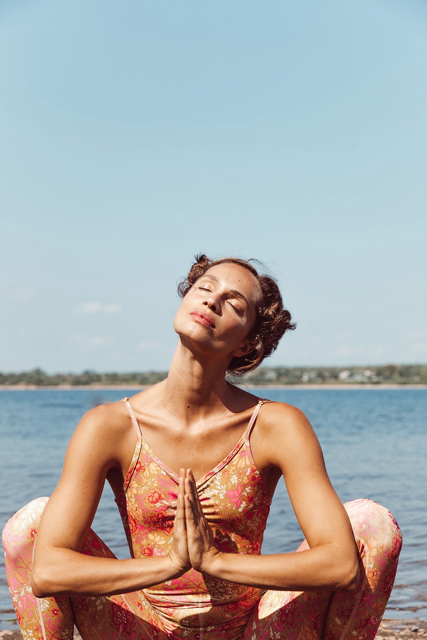 BRA SATNAM KHAKI MULTI FLOWERS 4