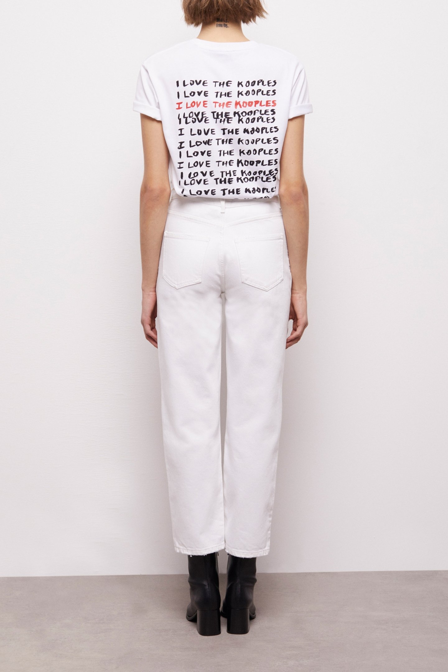 WHITE STRAIGHT JEANS WHITE 2