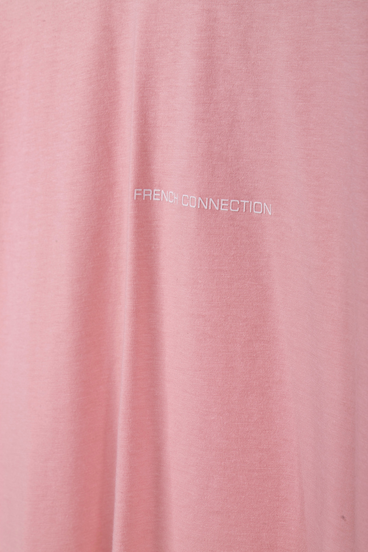 FRENCH CONNECTION TEE WASHED PINK/WHITE 4