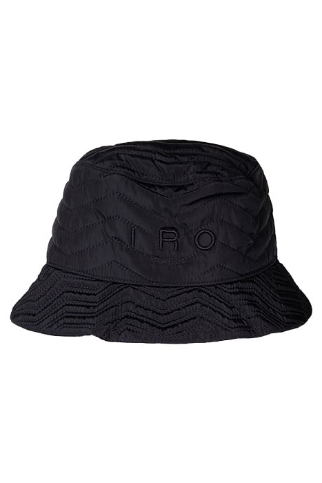 VENETO NYLON BUCKET HAT BLACK NYLON 1