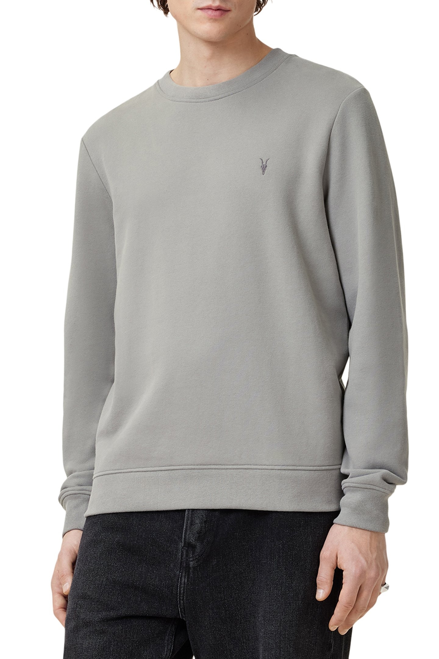 RAVEN CREW FOSSIL GREY 1