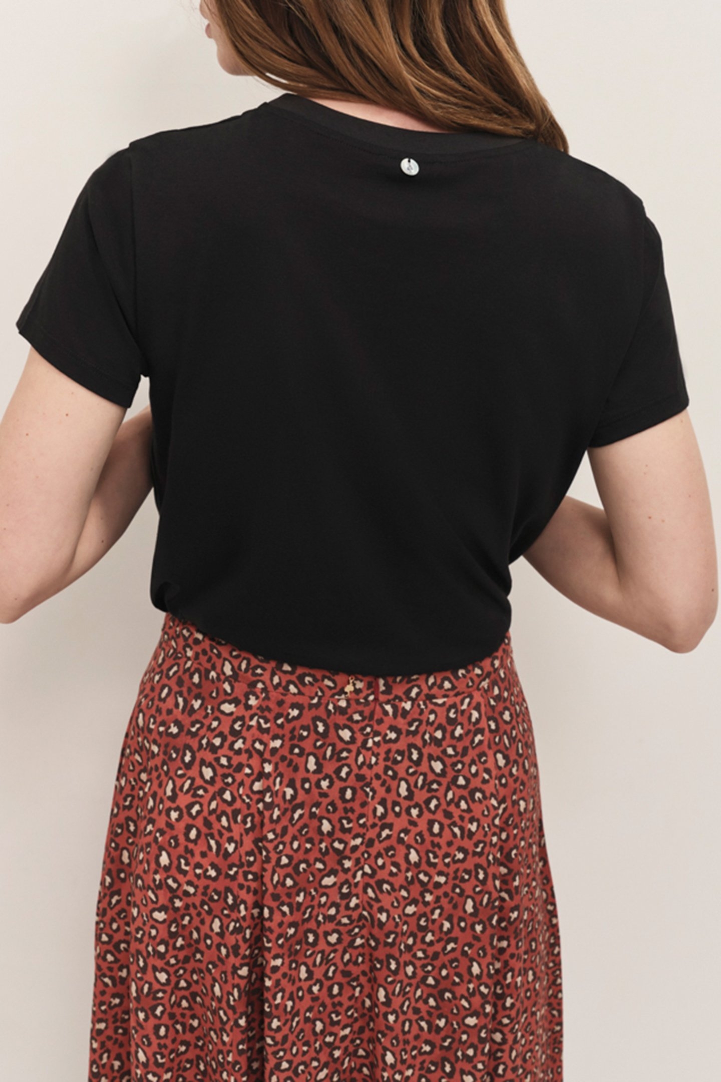 MASTER BLACK T-SHIRT WITH ARTY BIRD COLLAGE FOIL PRINT 2