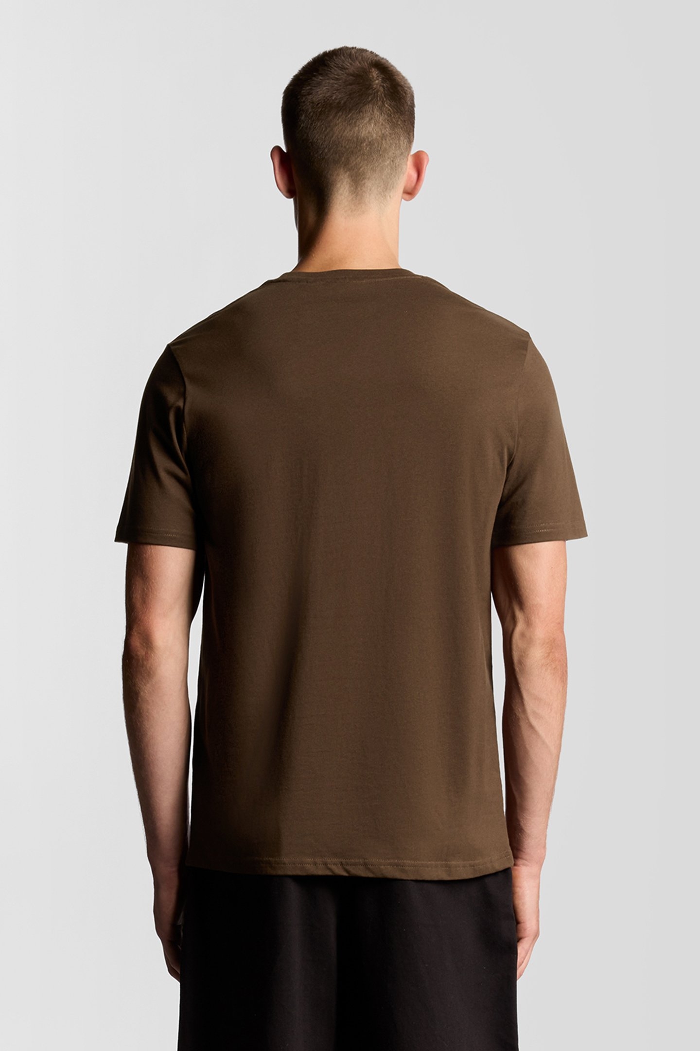PLAIN T-SHIRT DEEP SEPIA 2