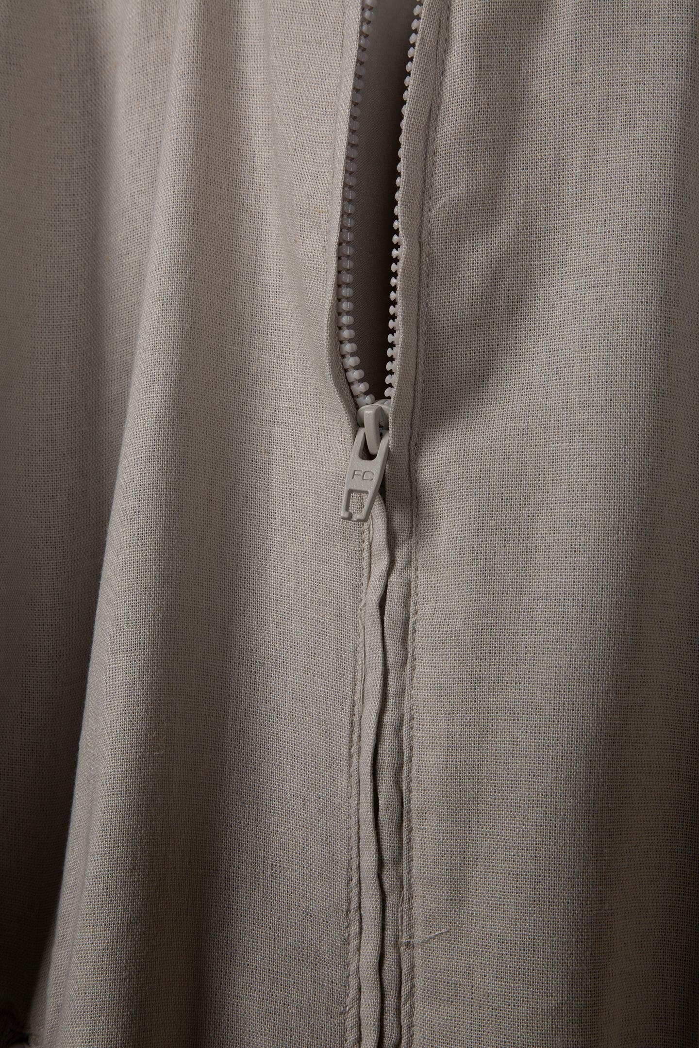 BOMBER LINEN JACKET STONE 5