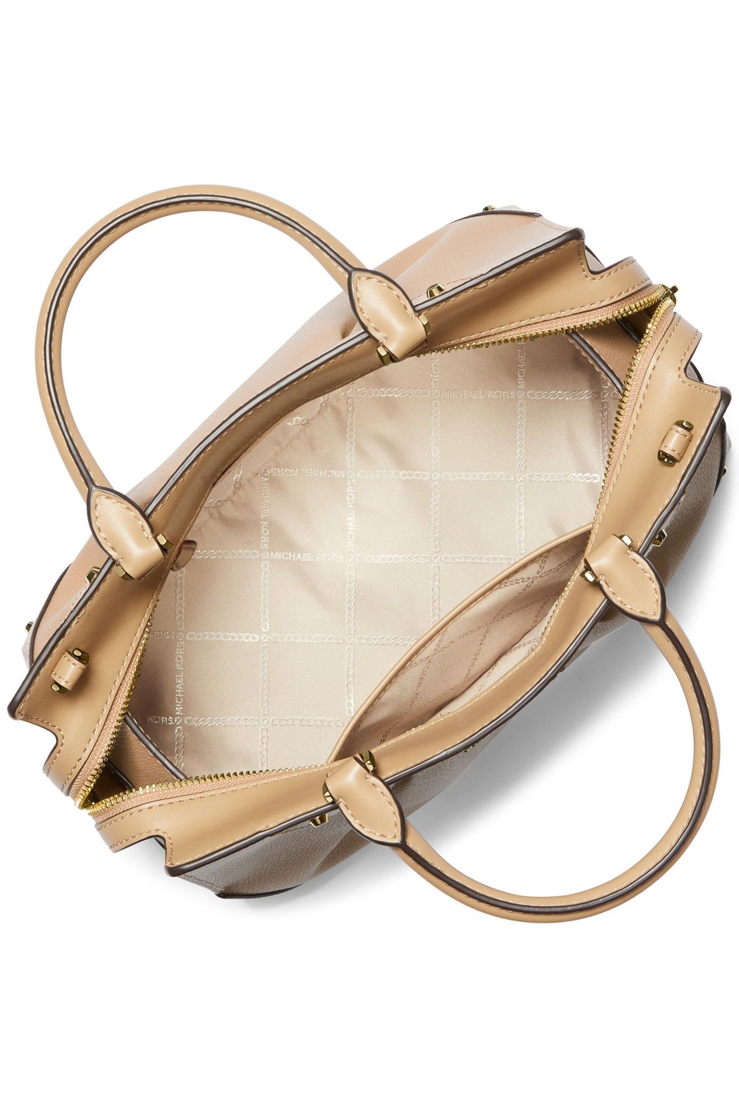 MEDIUM LEATHER SATCHEL BAG IN CAMEL 3