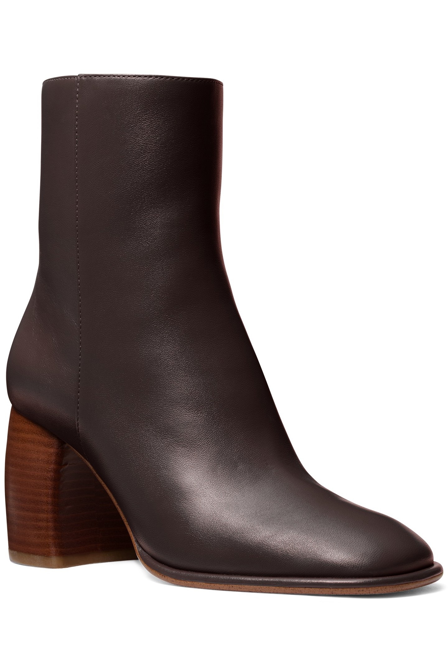 MAUDE LEATHER BOOT IN CHOCOLATE 2