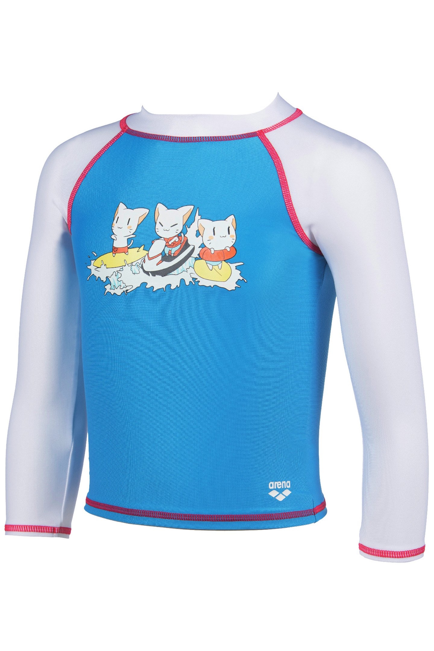 FRIENDS KIDS UV L/S TEE WHITE MULTI 2