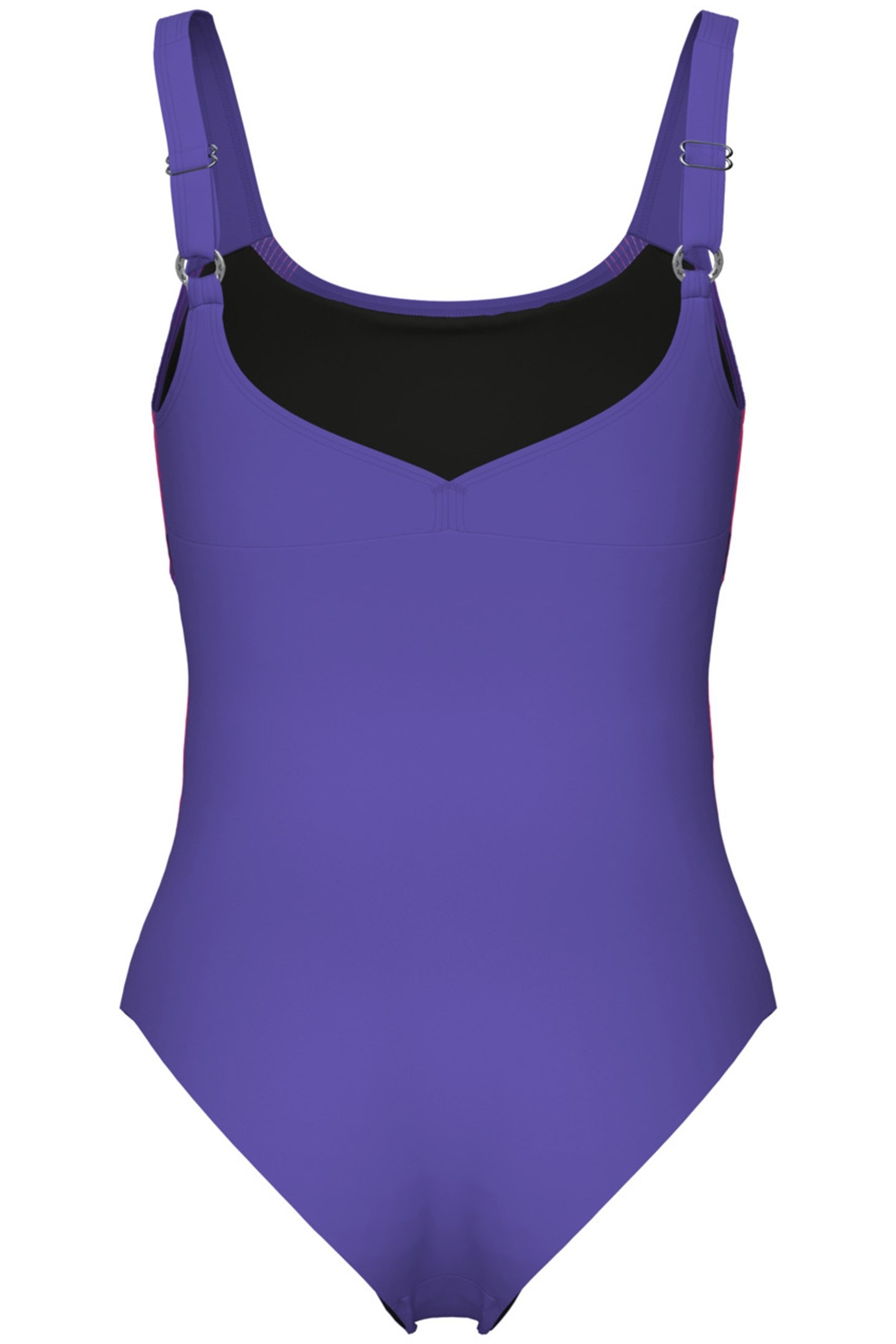 WOMEN'S ARENA SWIMSUIT ADELE WING BACK VIOLET VIOLET MULTI 5