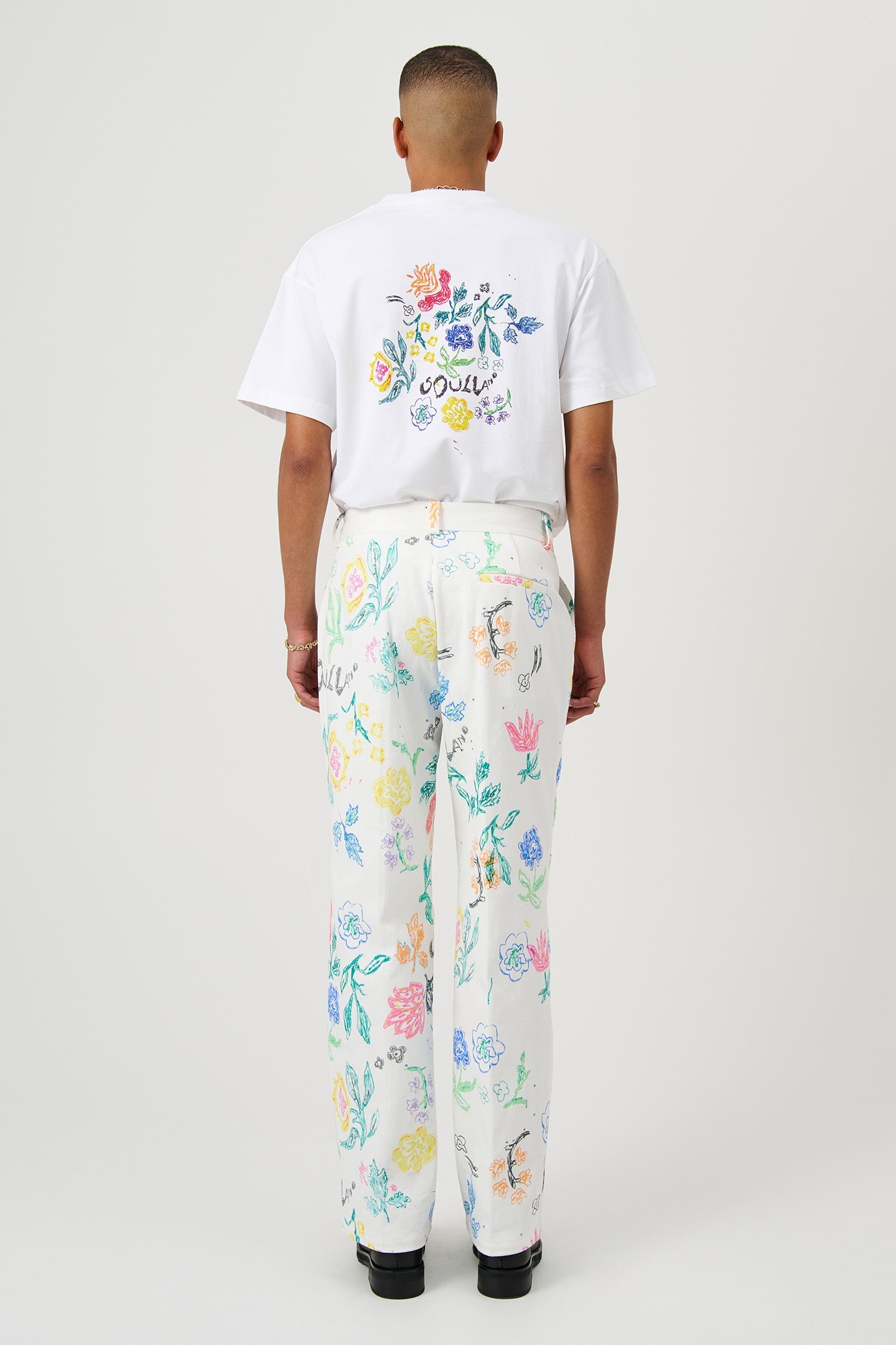 ULA PANTS WHITE AOP 3