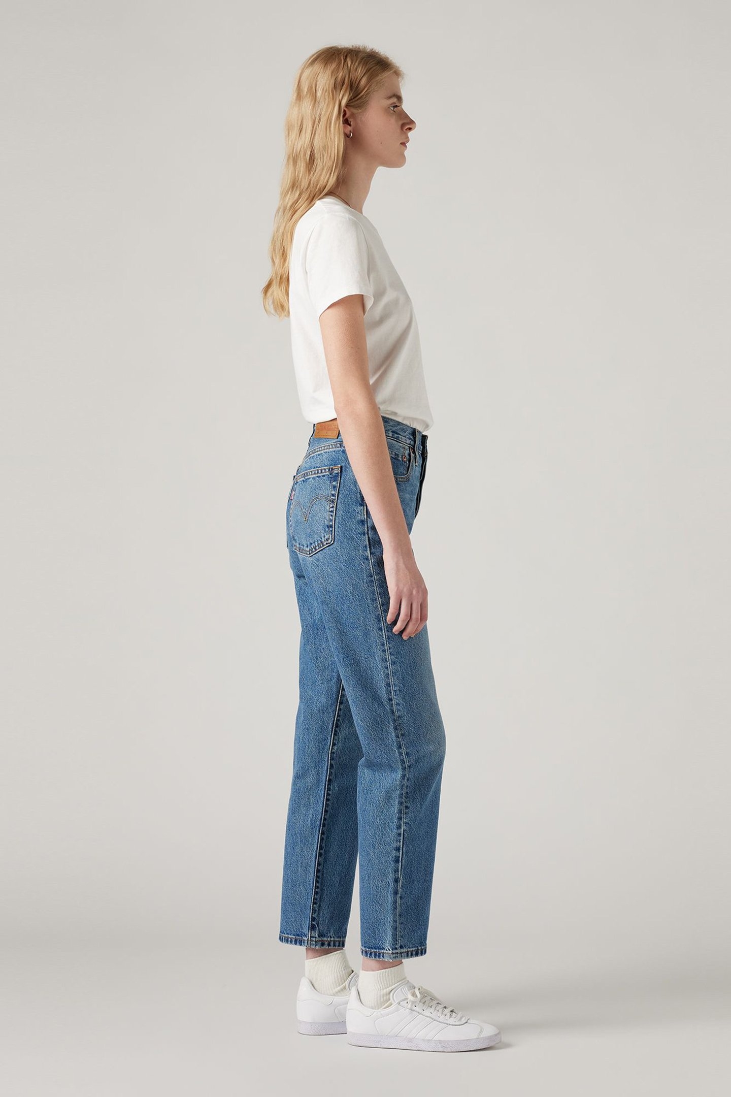501® CROP JEANS MED INDIGO 5