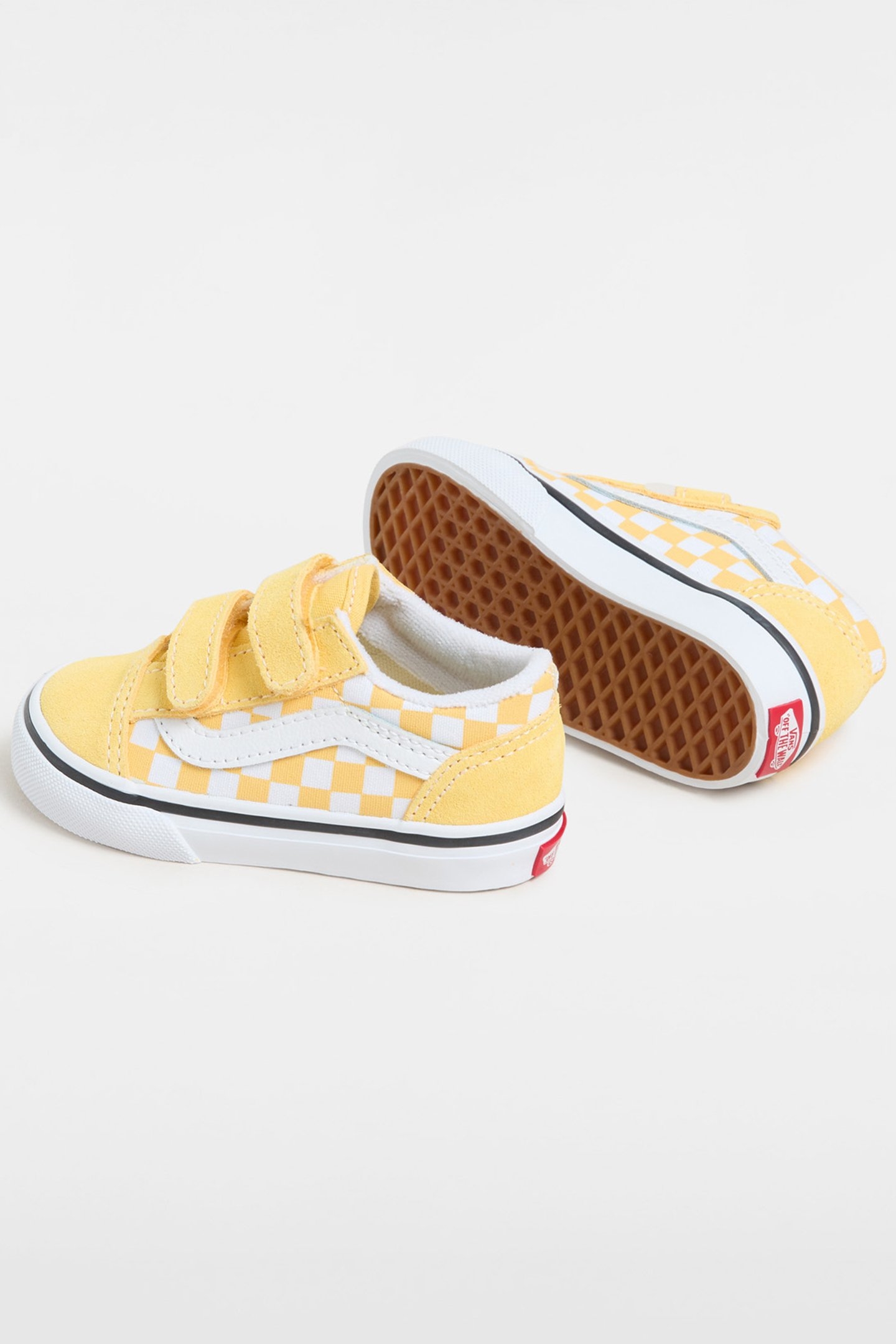 TODDLER OLD SKOOL CHECKERBOARD BANANA CREAM 3