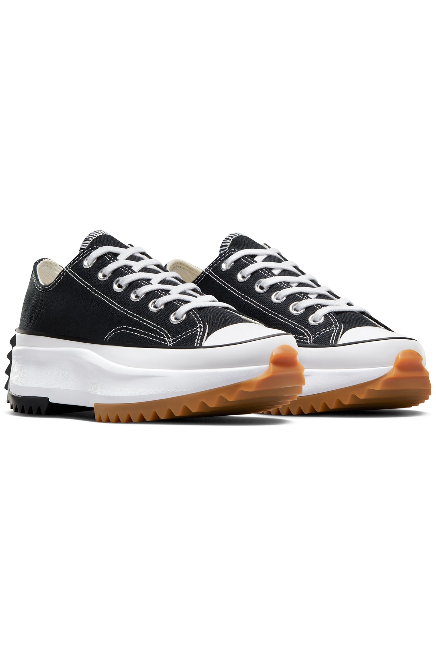 UNISEX RUN STAR HIKE CANVAS PLATFORM BLACK/WHITE/GUM 4