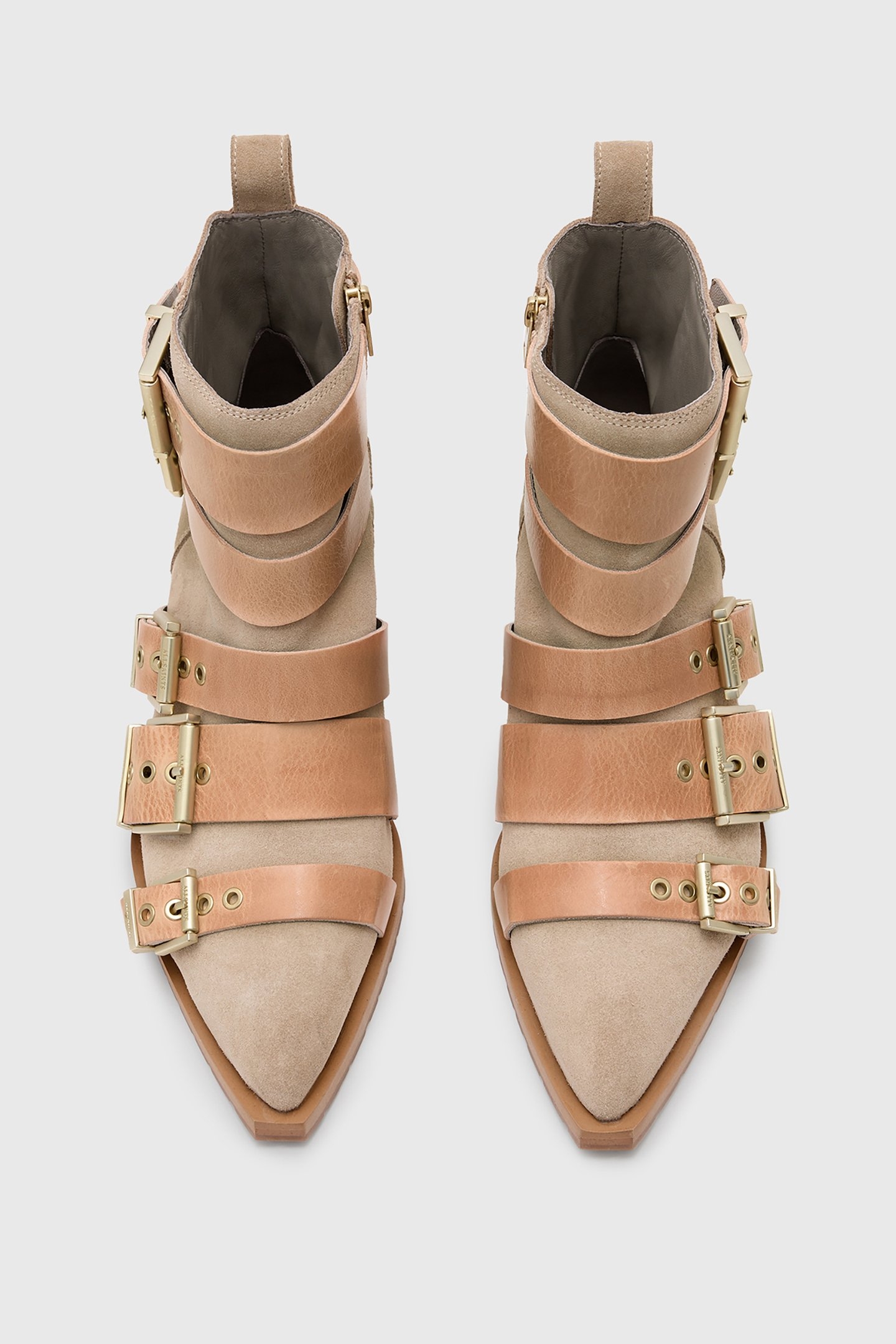 JANE BUCKLE BOOT SAND BROWN 3