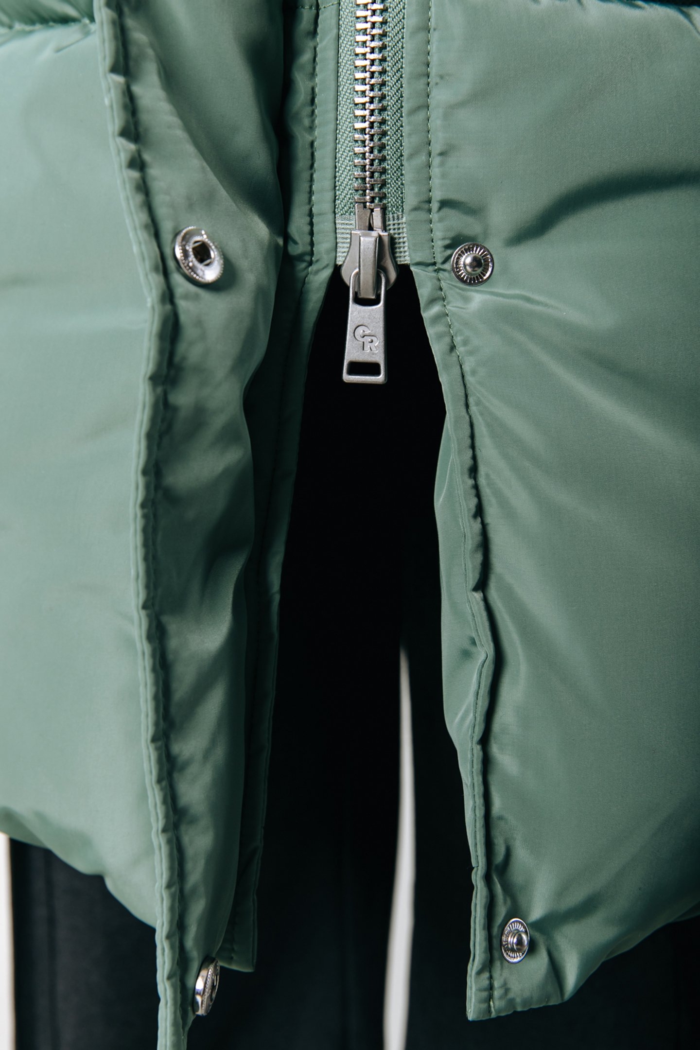 NORTH LONG PUFFER JACKET VINTAGE GREEN 7