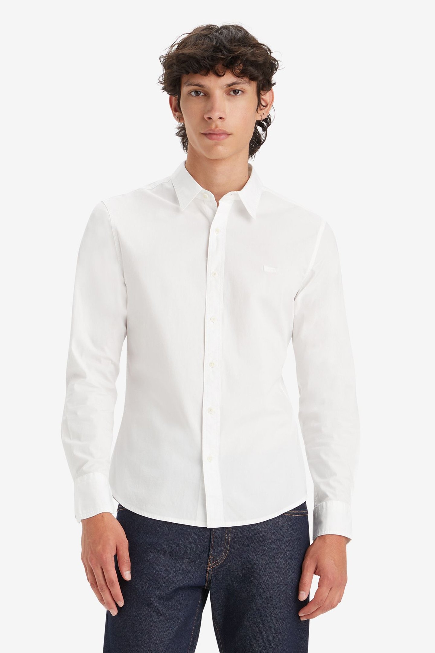 BATTERY HOUSEMARK SLIM FIT SHIRT WHITE 1