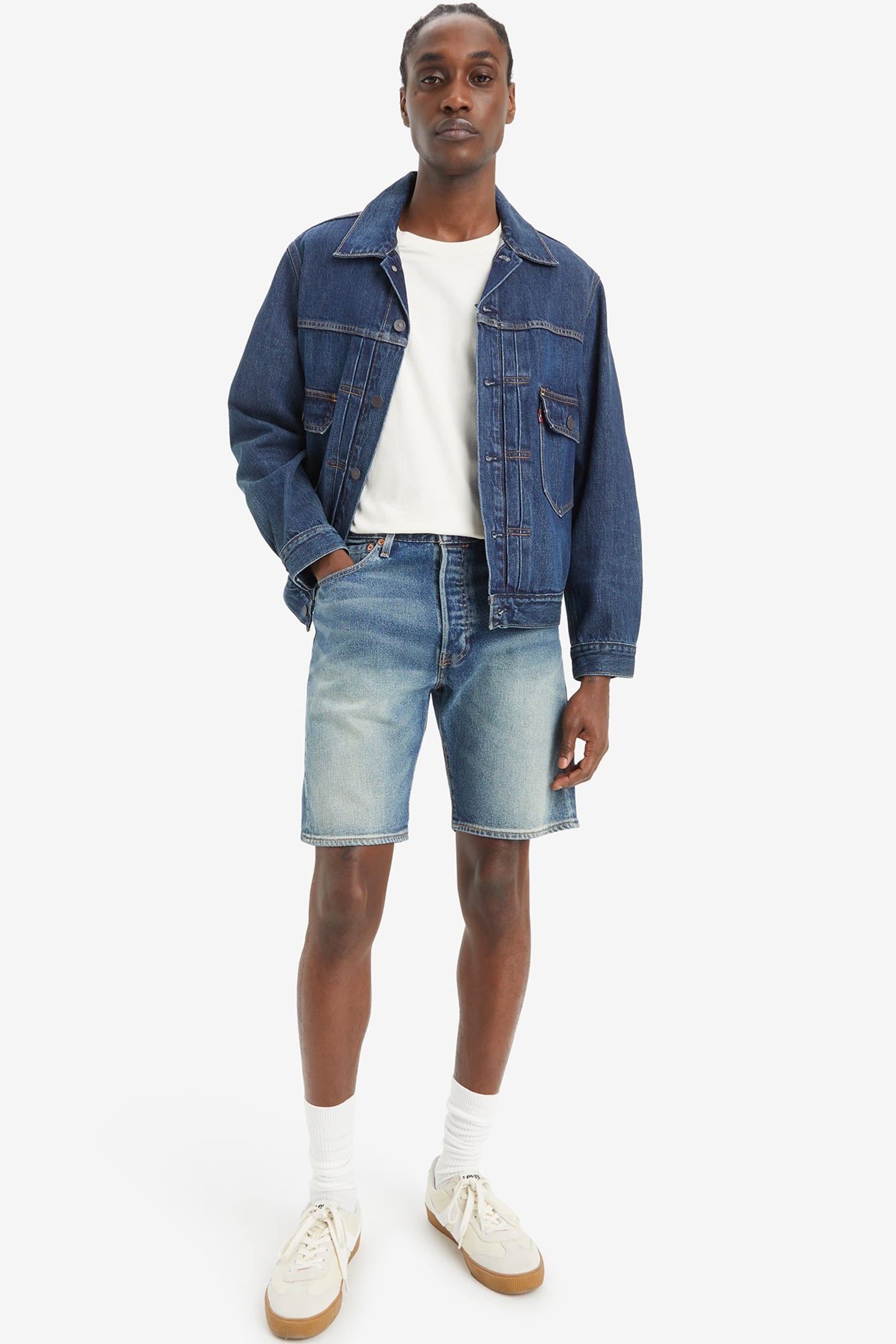 501® ORIGINAL SHORTS DARK INDIGO 4