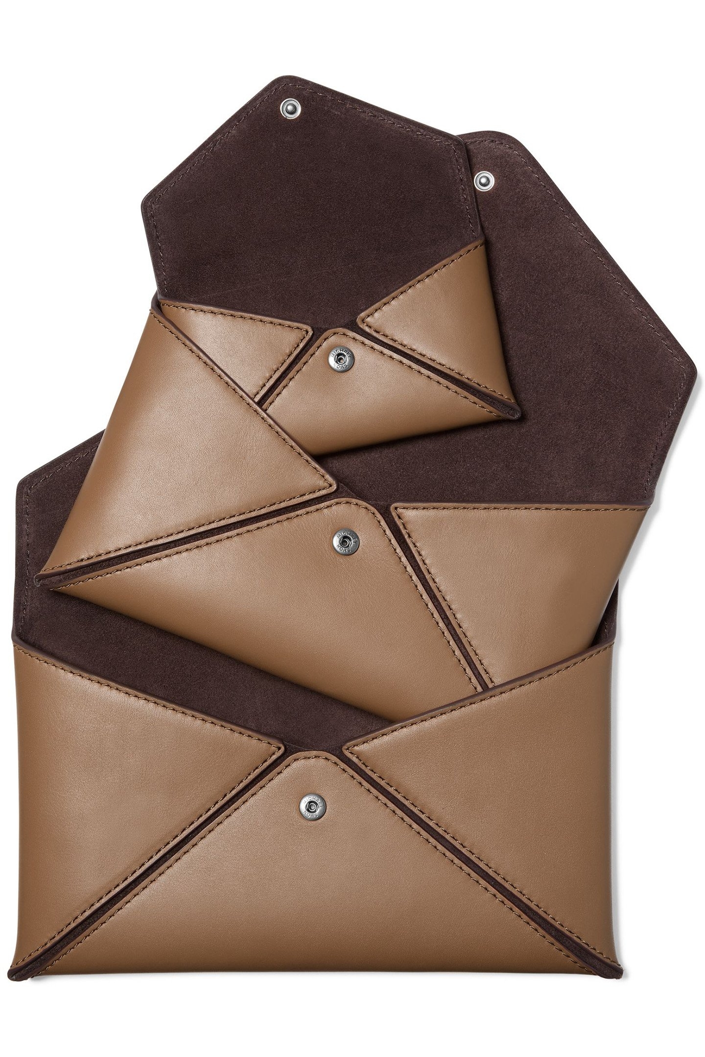 3 IN 1 WALLET IN BROWN LEATHER 3