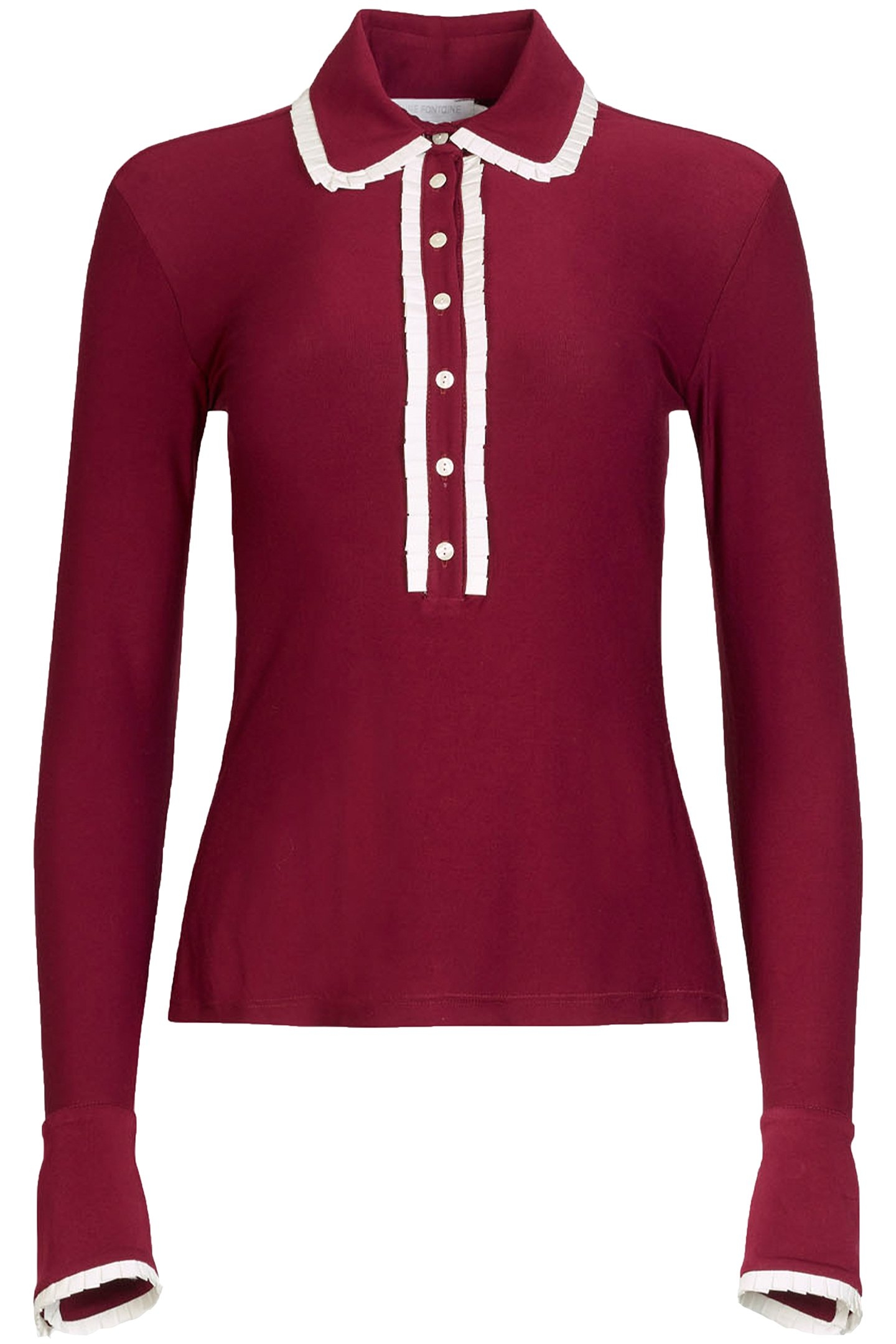 FAUSTINE TOP BURGUNDY 2