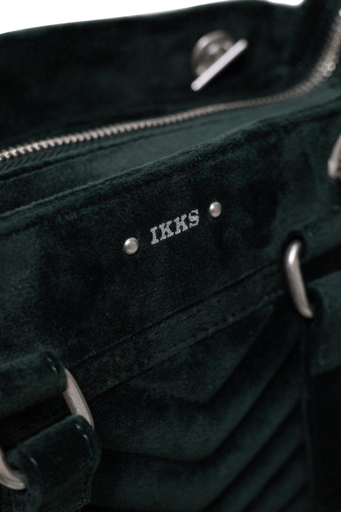 BAG 1440 GREEN VELVET SIZE SMALL 7