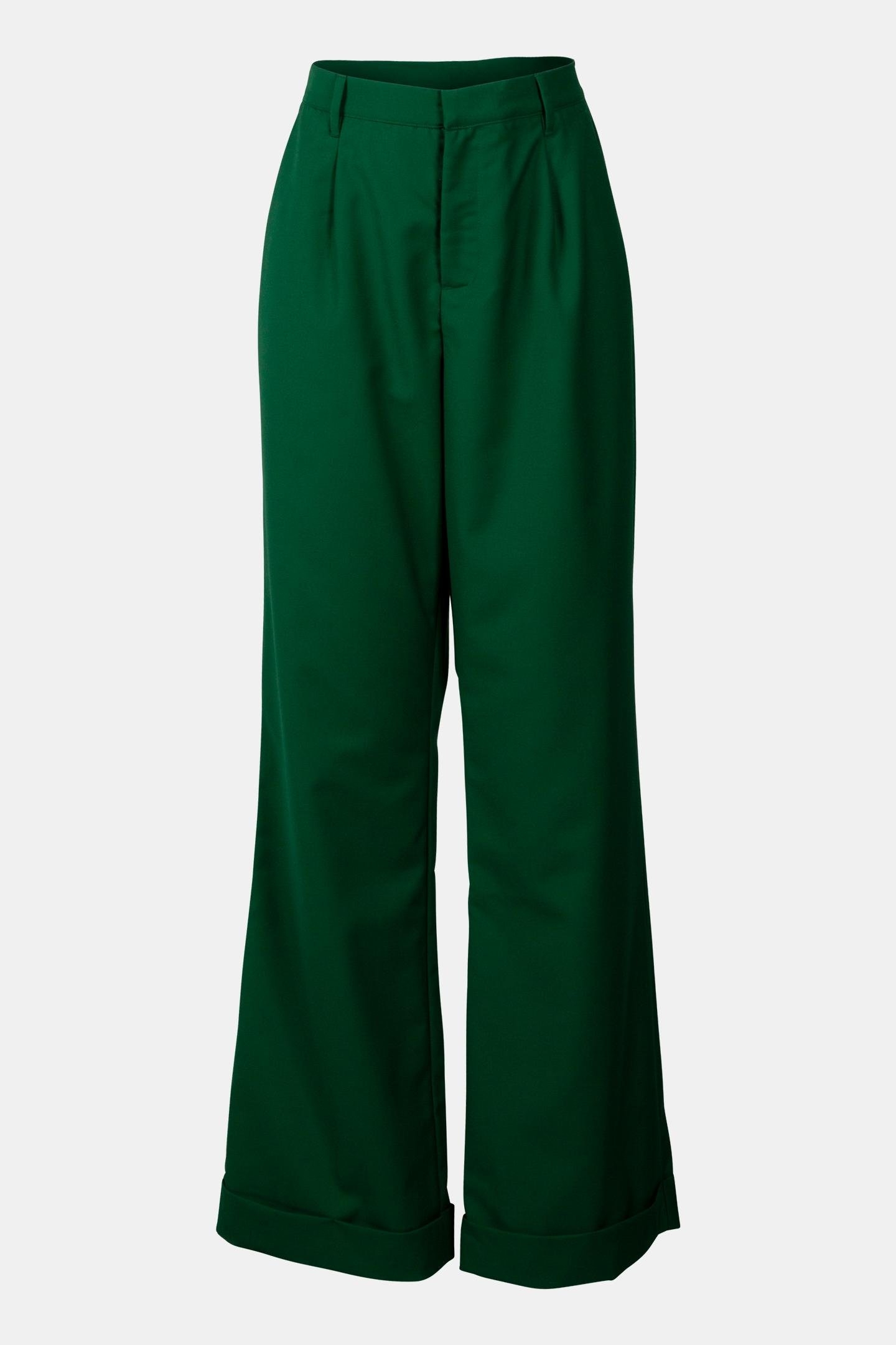ALDEN UNI STRAIGHT PANTS DEEP GREEN 3