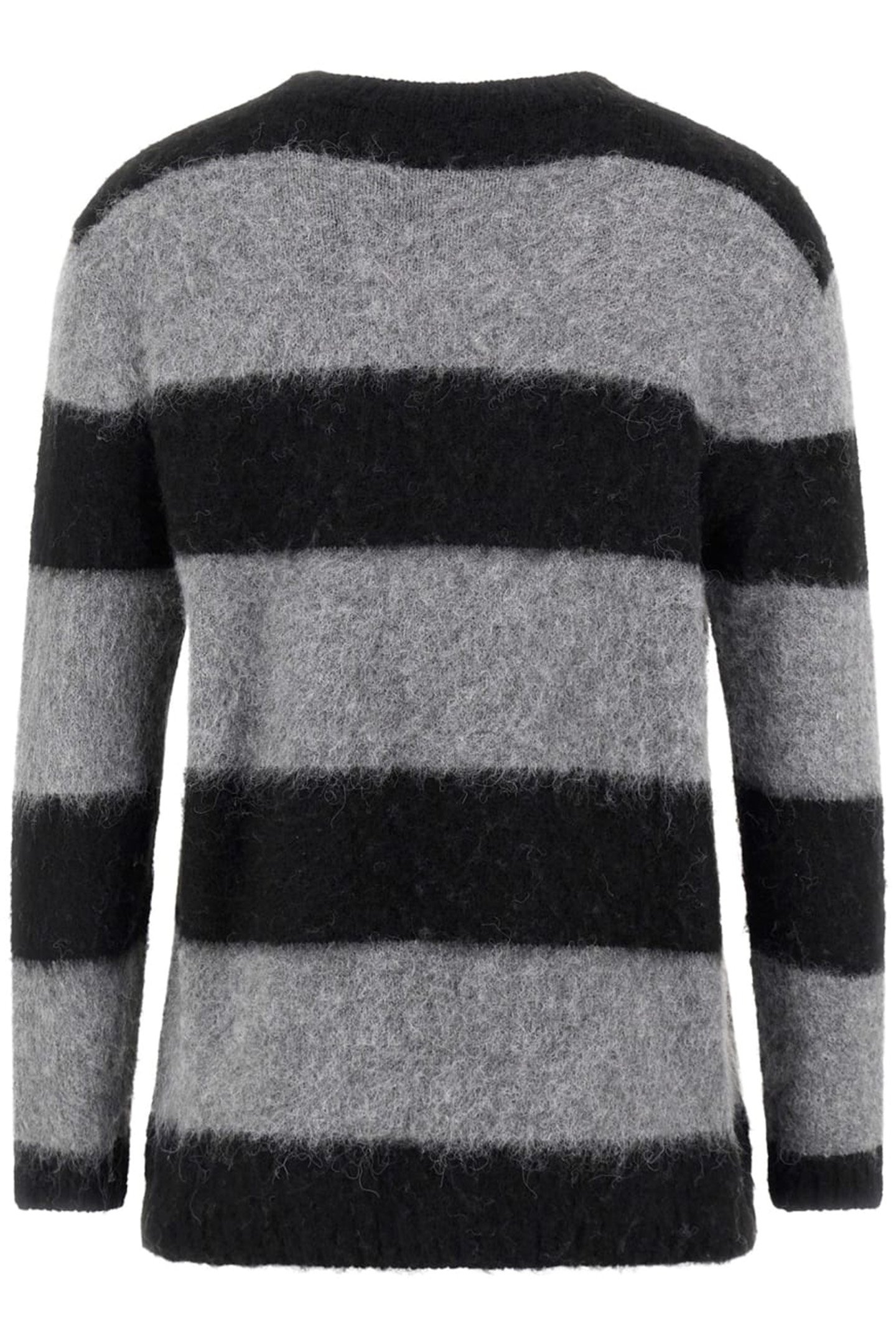 SKYE LS CN MAXI PULL BLACK AND DARK MELAN 5