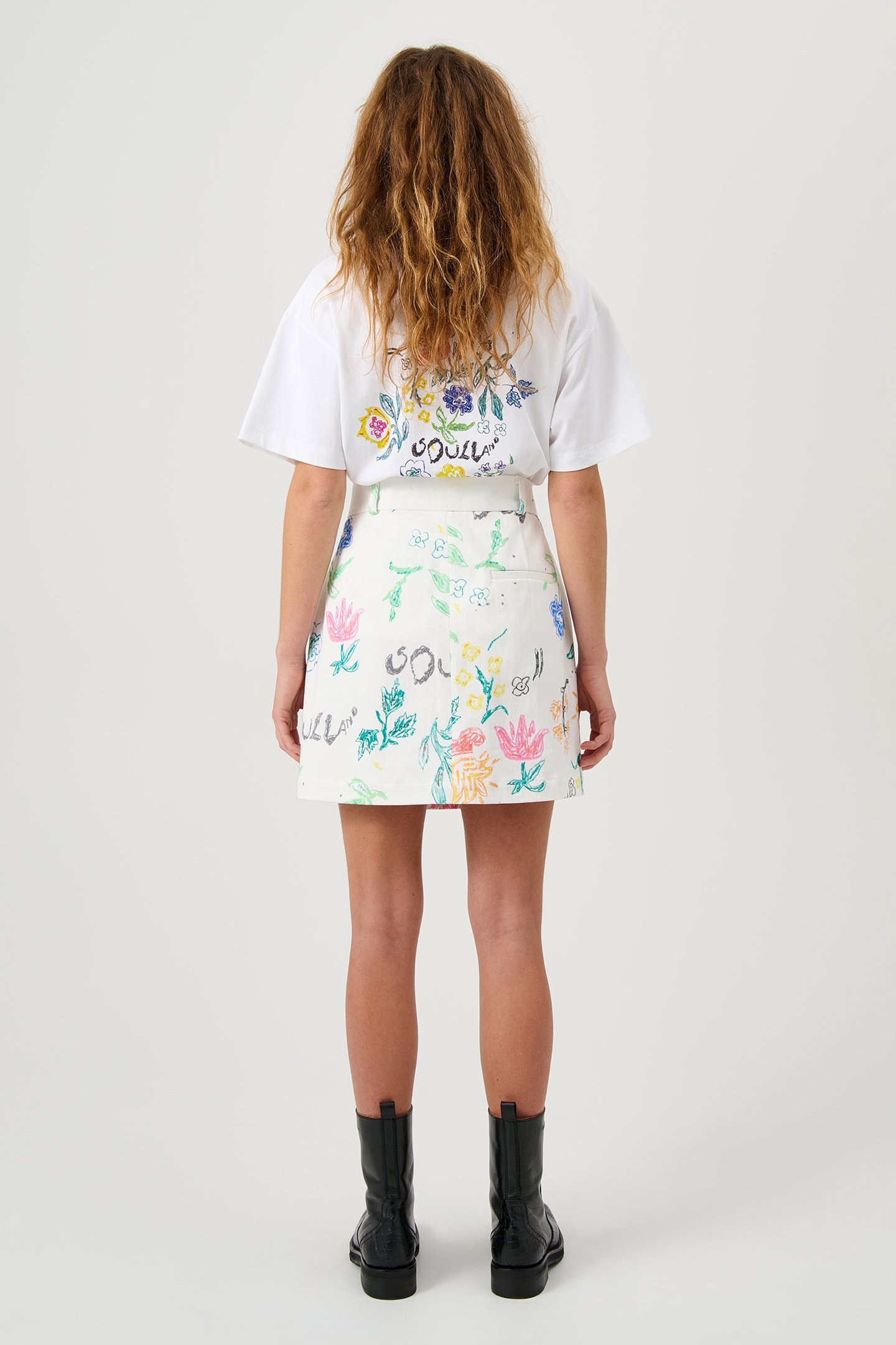 SKIRT WHITE AOP 2