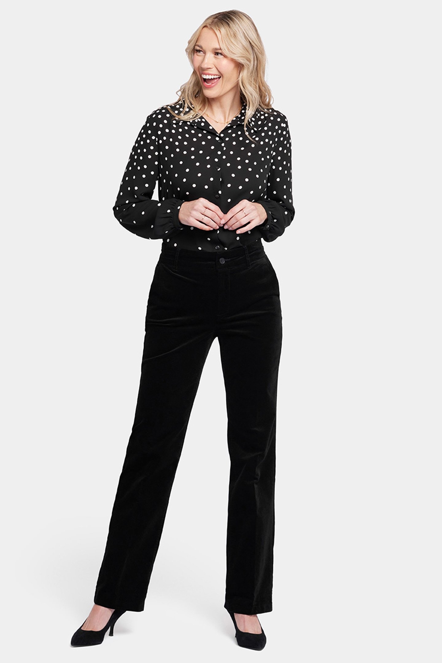 STRAIGHT LEG TROUSER BLACK 4