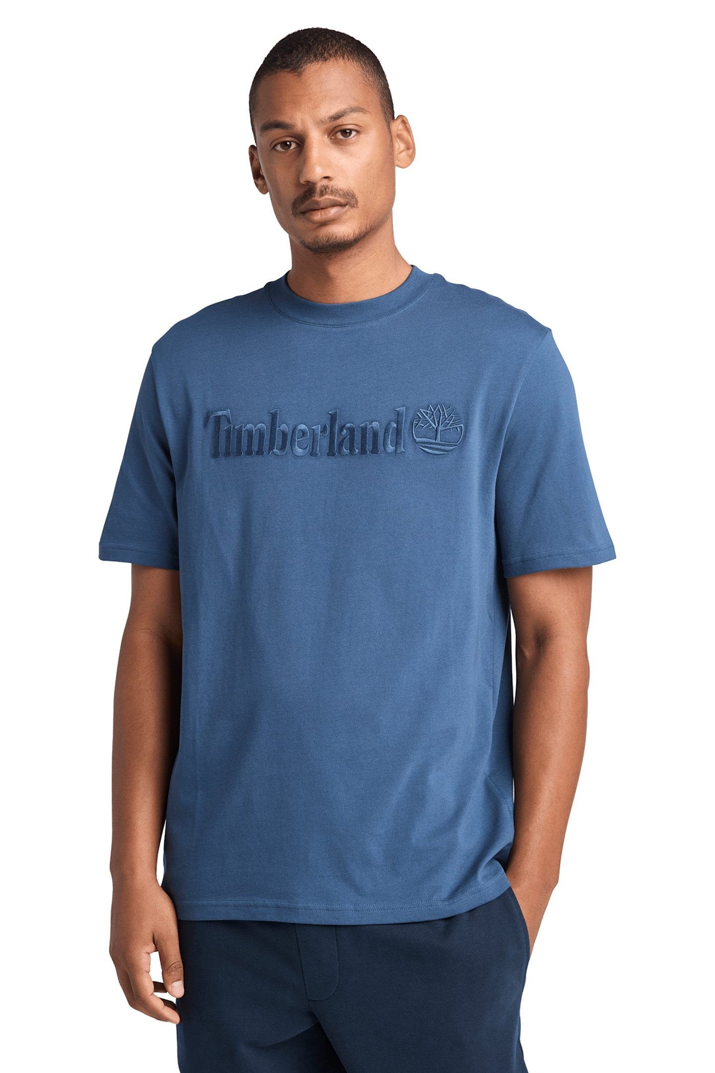 HAMPTHON SHORT SLEEVE TEE DARK DENIM 1