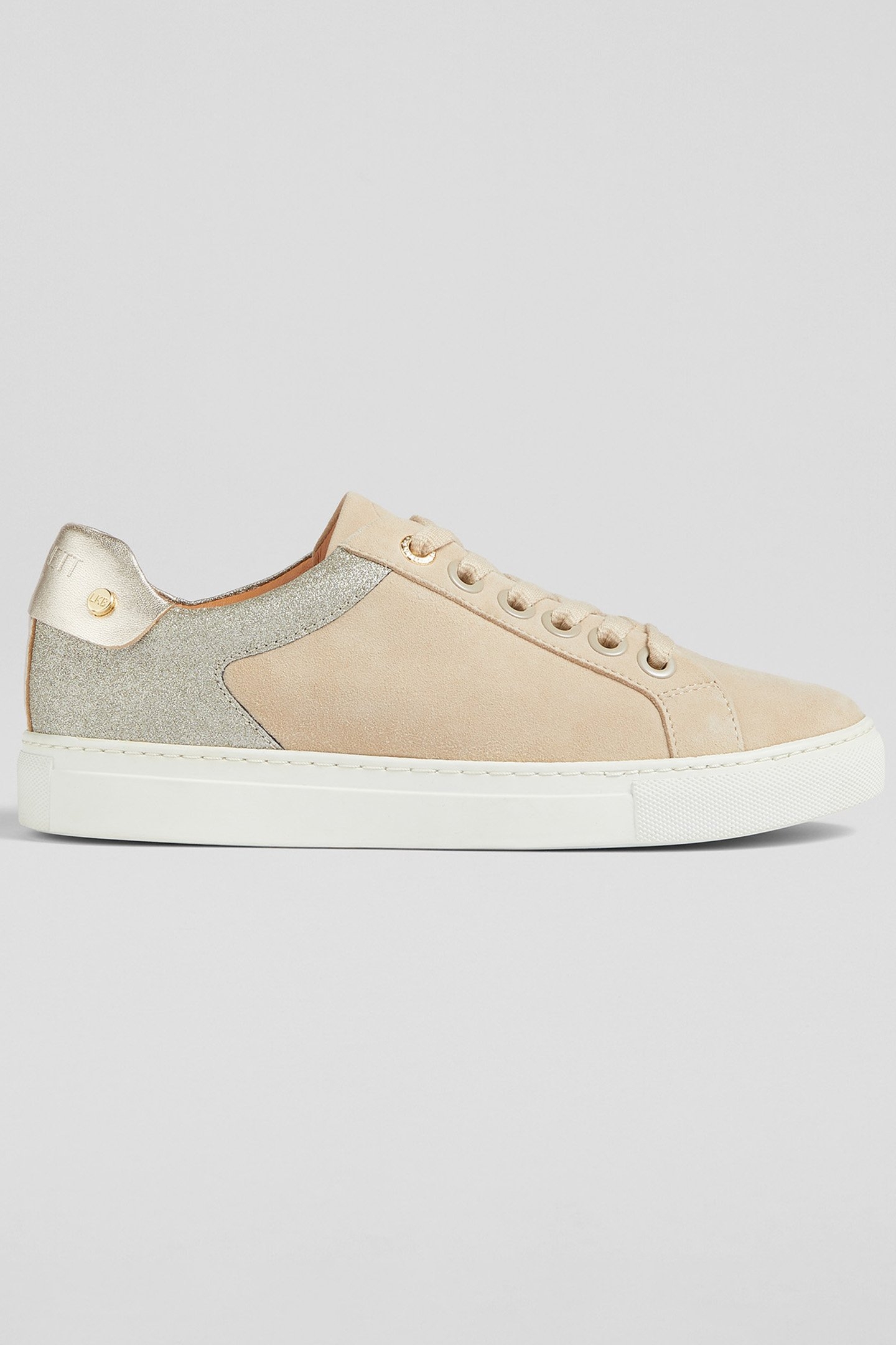 FL SIGNATURE STUD TRAINER CREAM/GOLD 1
