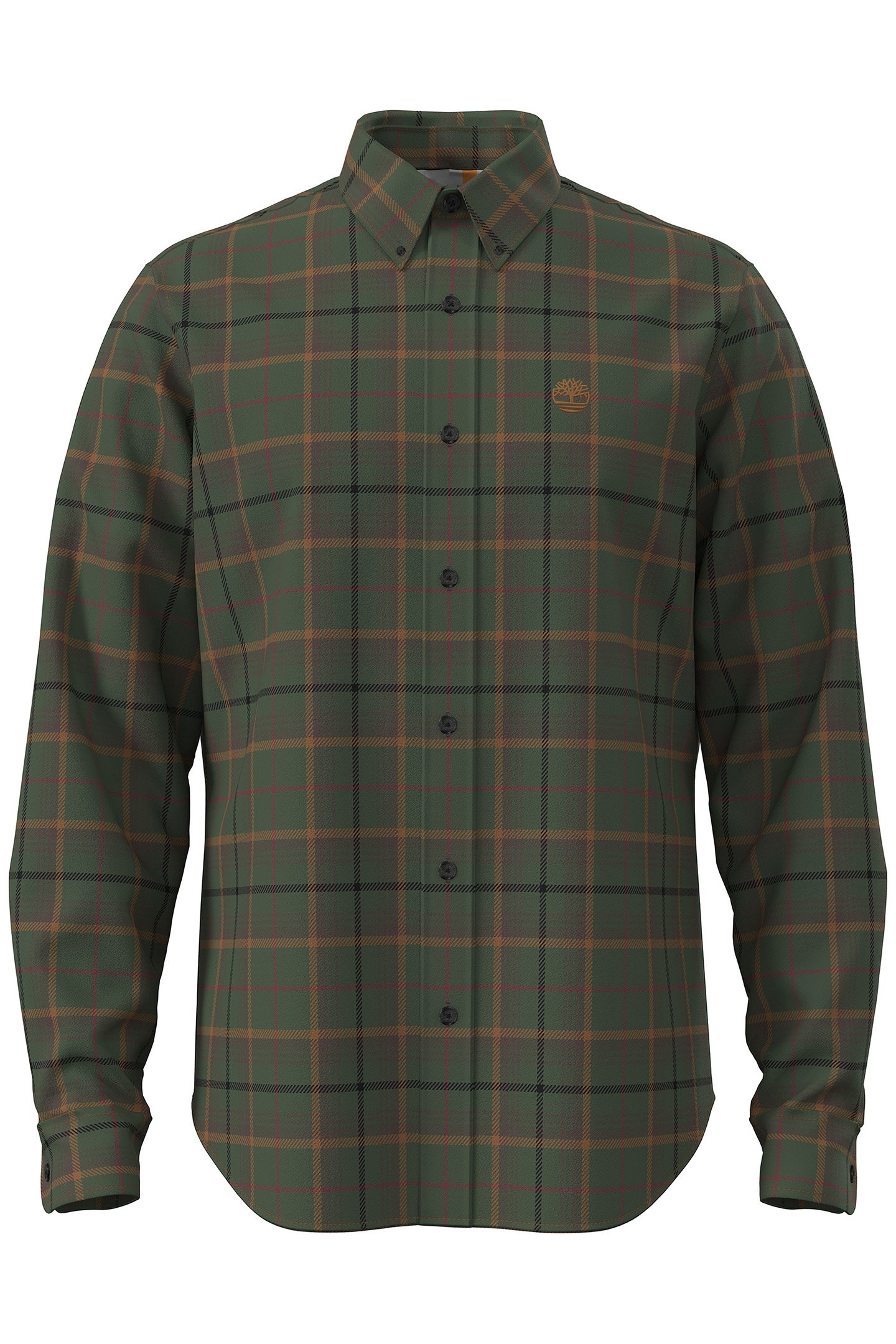 MIDWEIGHT FLANNEL CHECK SHIRT DARK WHEAT BOOT 3